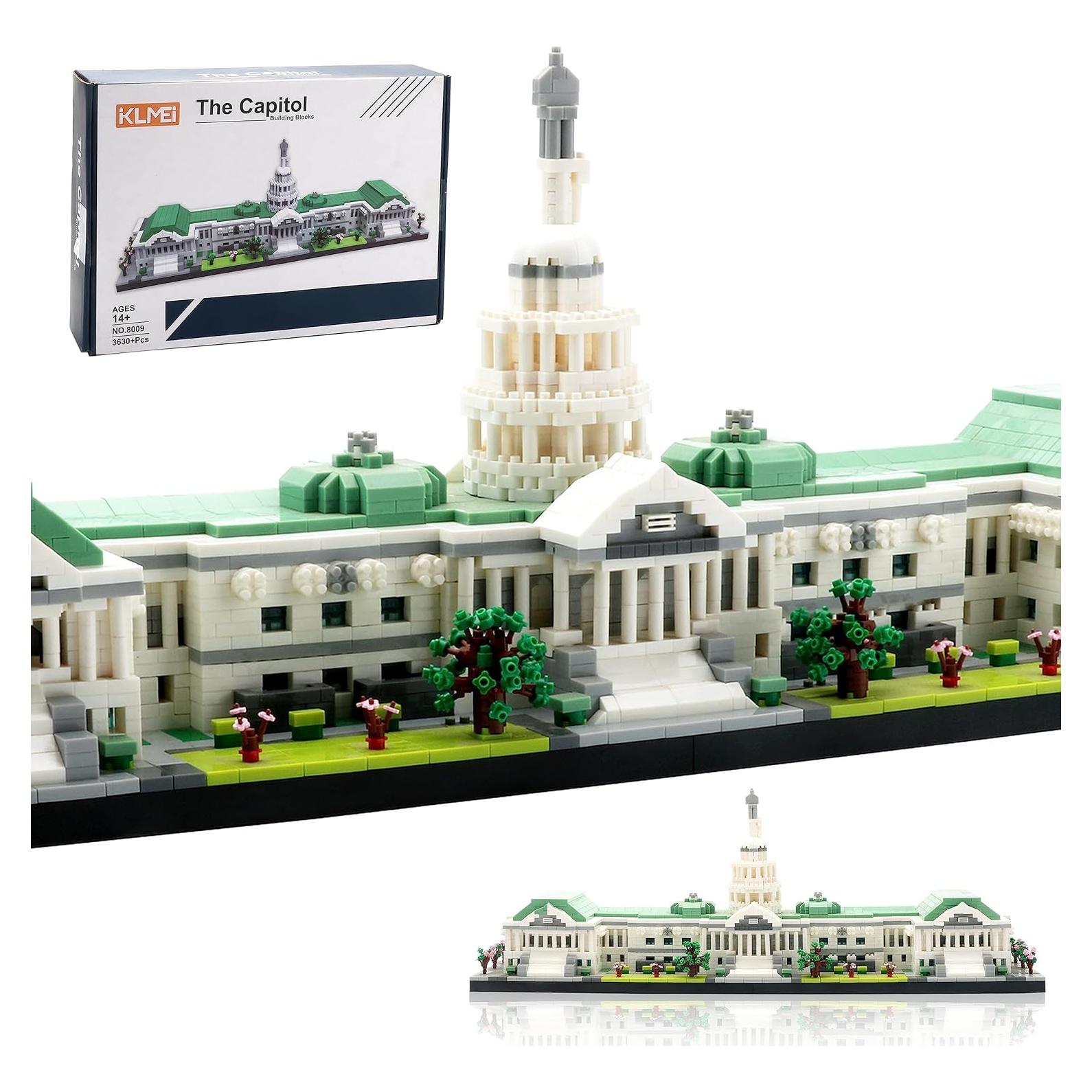 Bloques de Construcción KLMEi Capitolio EE.UU. 3630 Piezas
