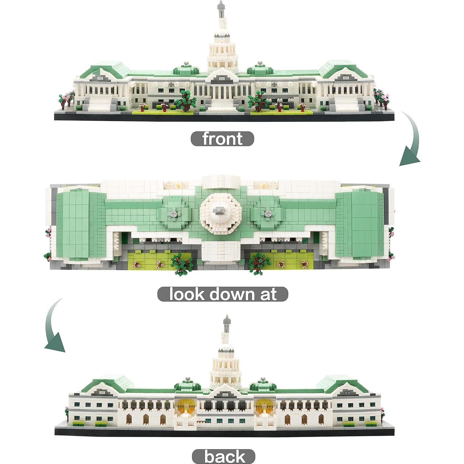 Bloques de Construcción KLMEi Capitolio EE.UU. 3630 Piezas