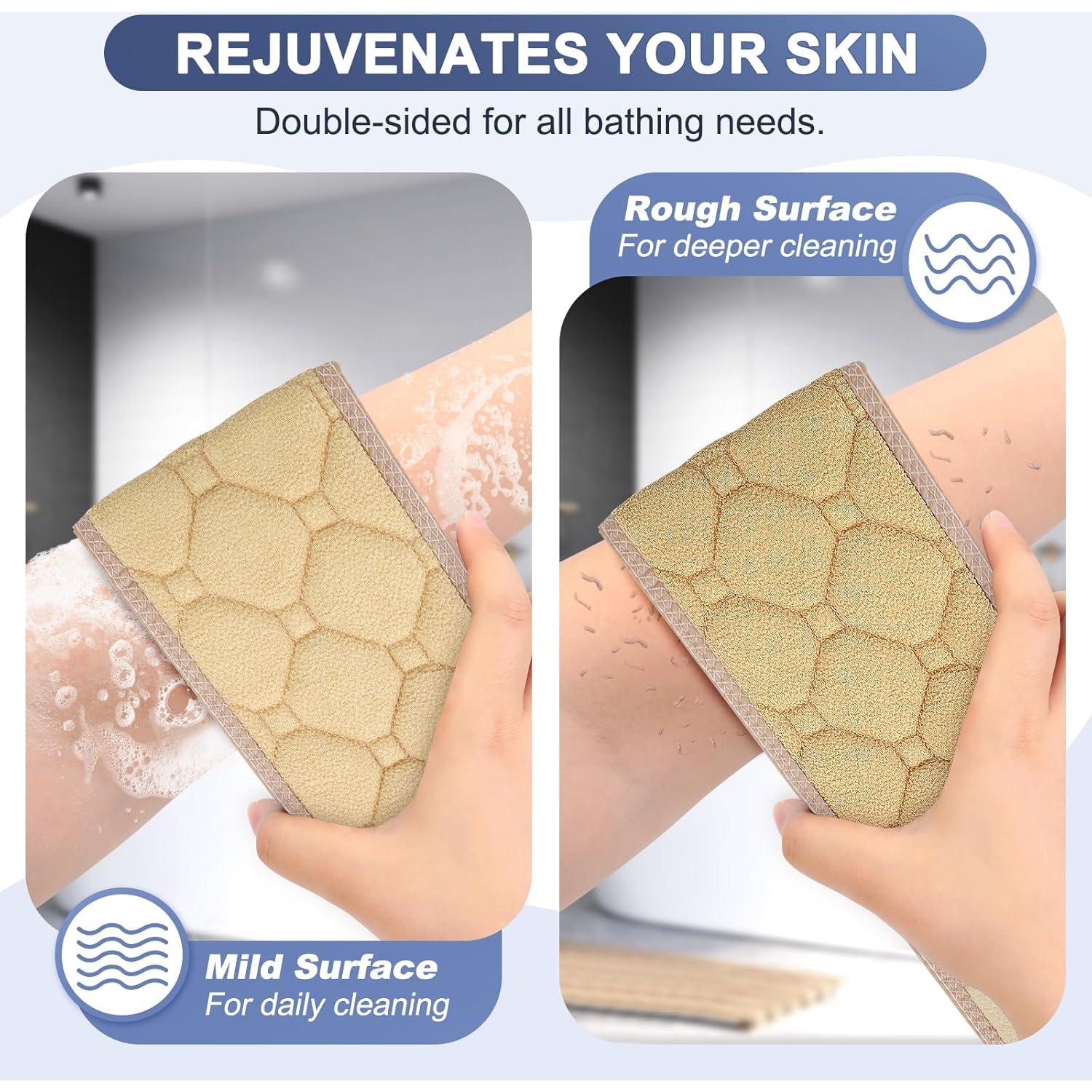 Esfregador Exfoliante de Espalda Eaxun 98.4 cm Doble Cara