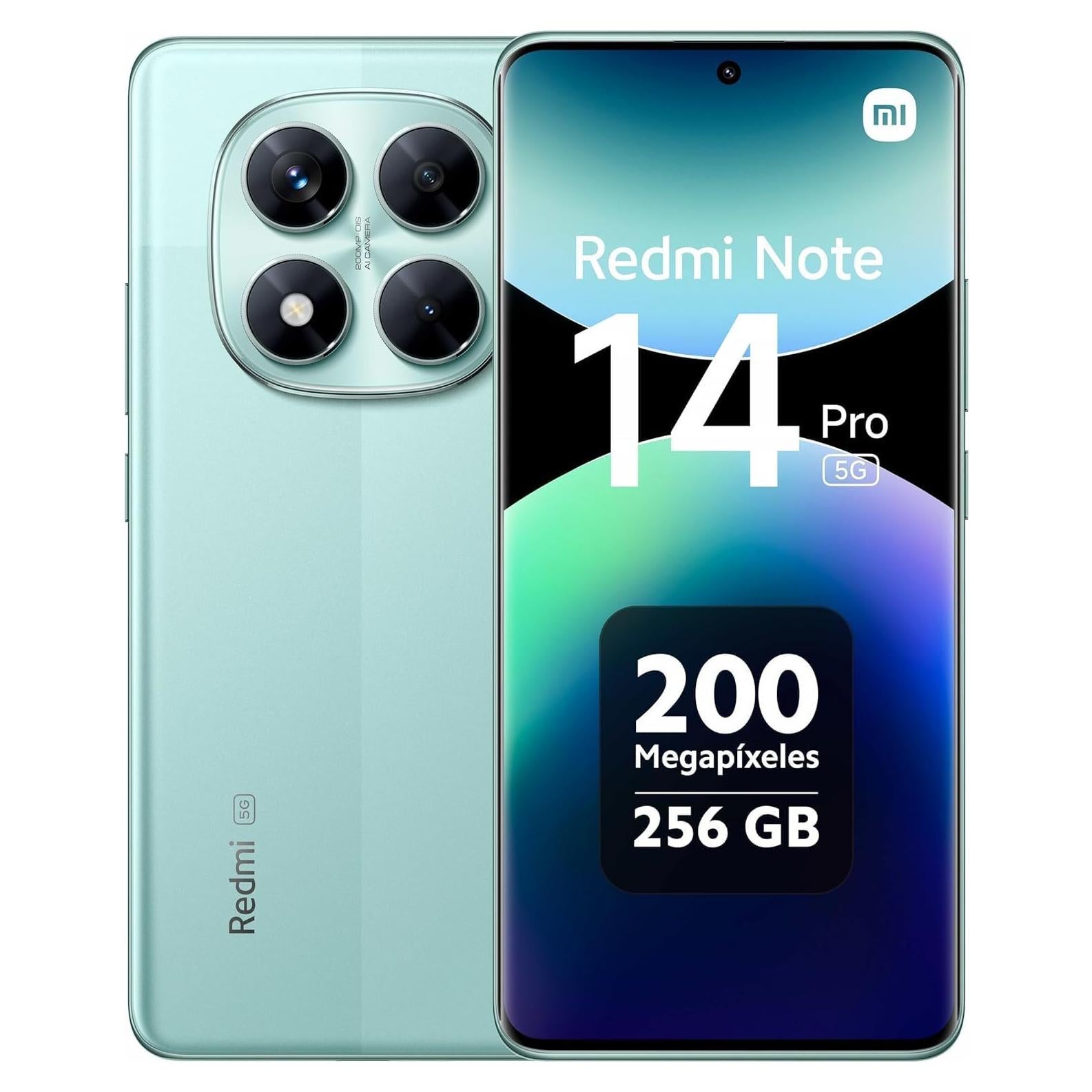 Xiaomi Redmi Note 14 Pro 5G 256GB 8GB Doble SIM Verde Coral