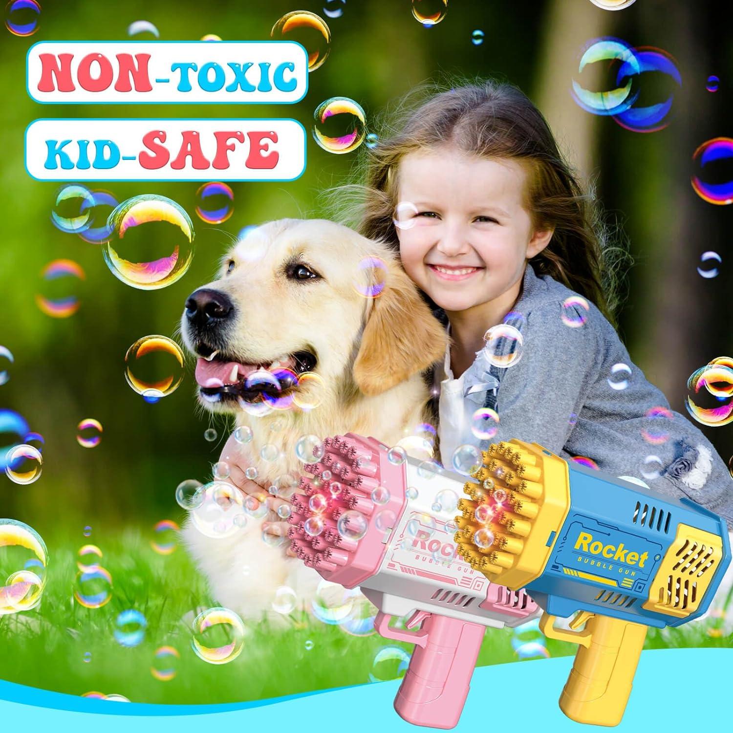 Máquina de Burbujas JONEG P122 2 Piezas Azul y Rosa