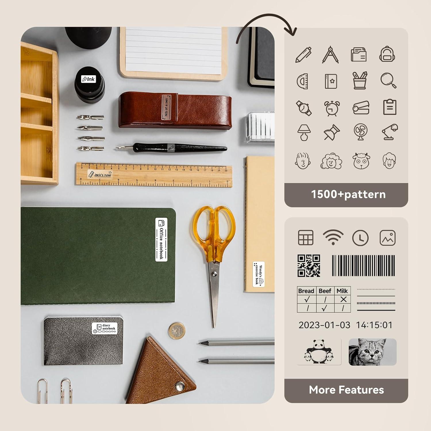 Etiquetas Térmicas NIIMBOT 3 Rollos 12x75mm para D11/D110