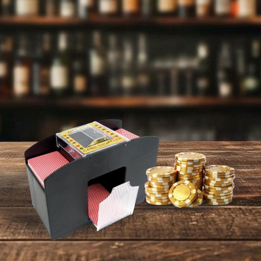 Barajador Automático de Cartas Trademark Poker - 4 Barajas