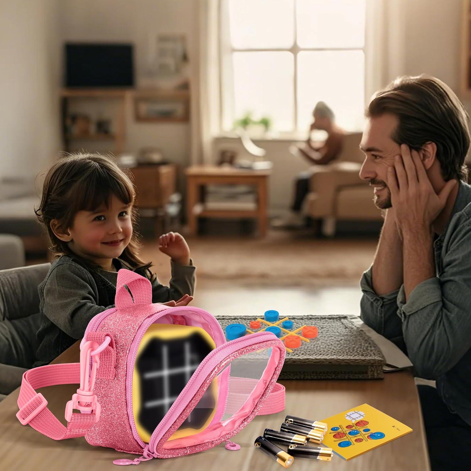 Funda de Viaje LoDrid Rosa para Consola GiiKER Tic Tac Toe