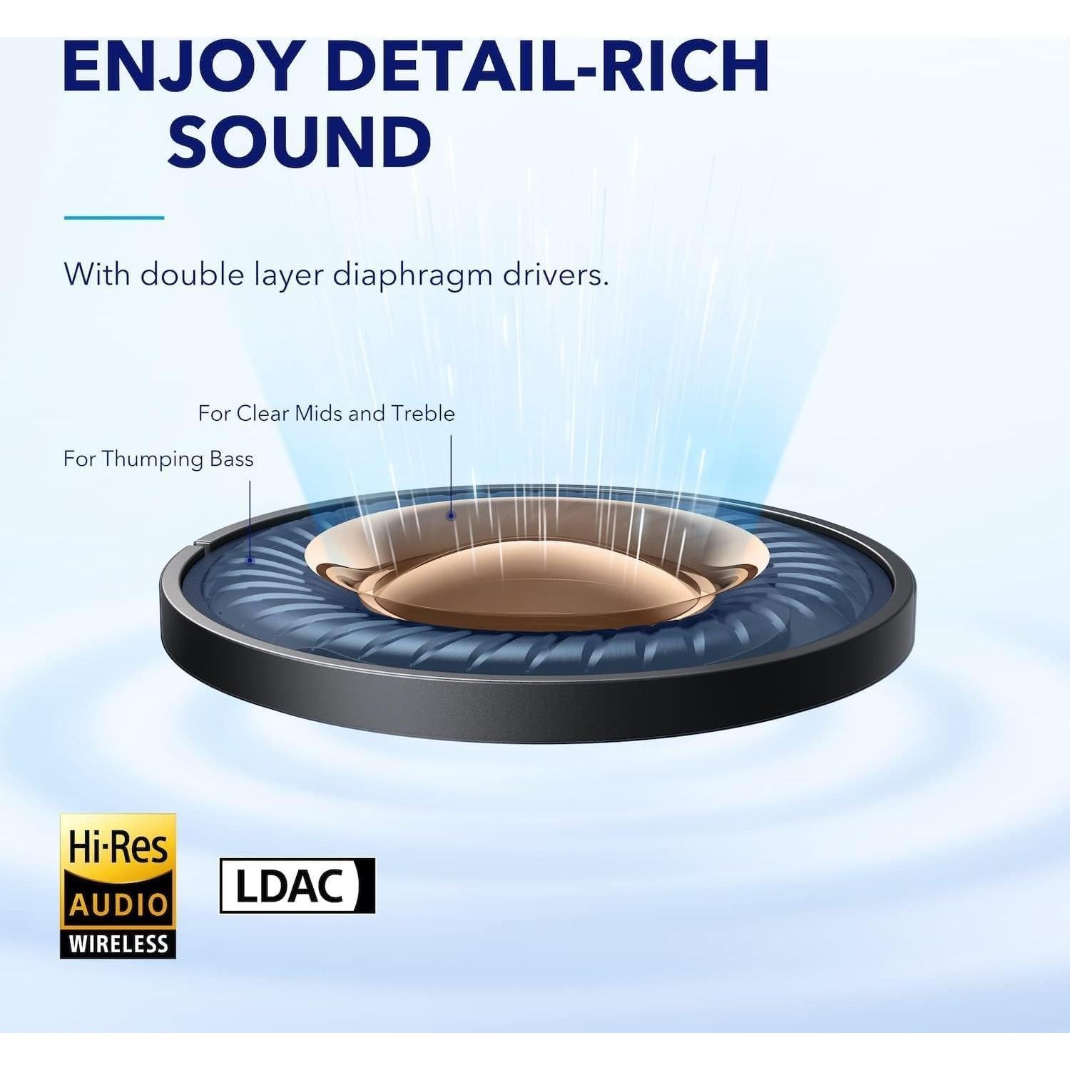 Auriculares Inalámbricos Anker Soundcore Space A40 ANC 50H