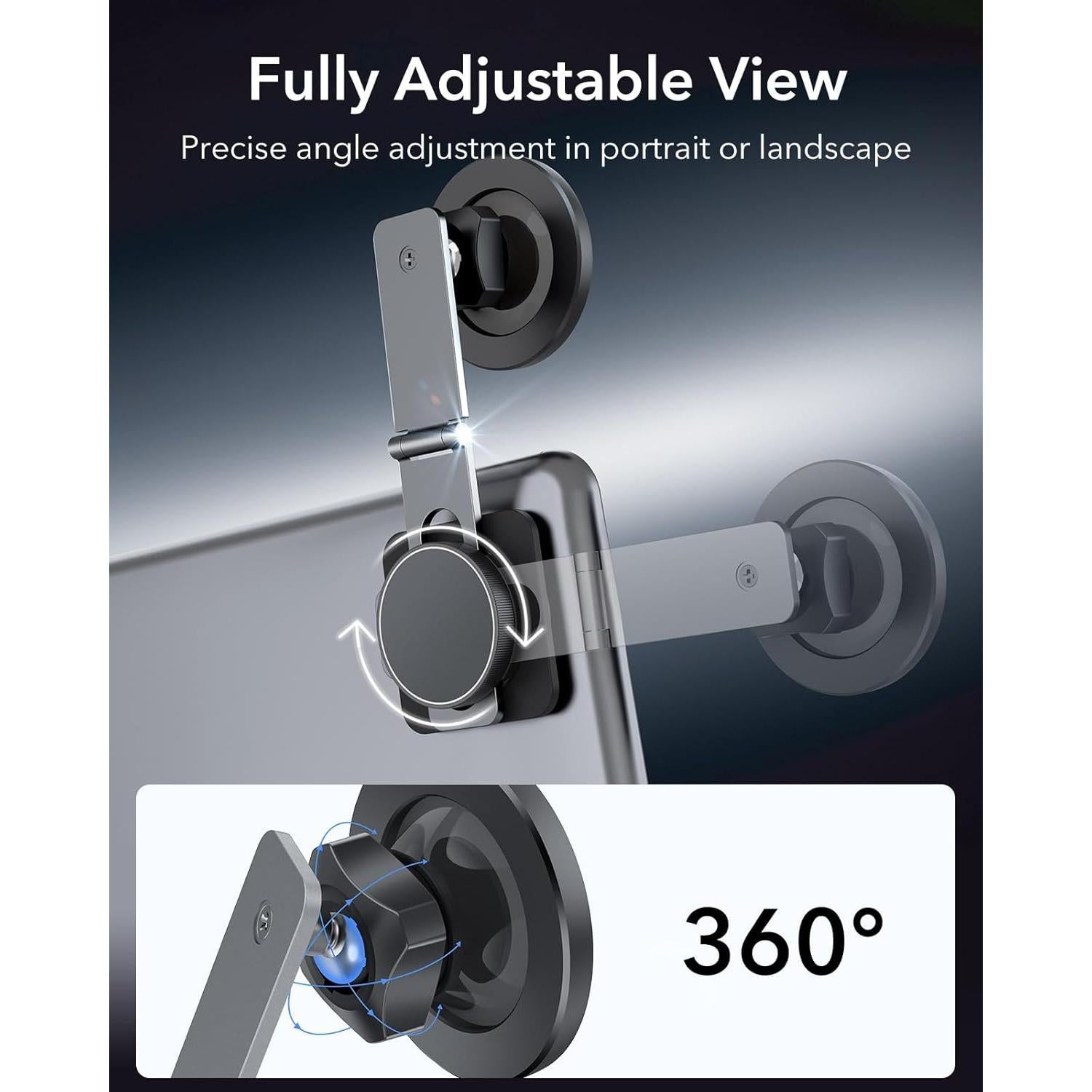 Soporte para coche ESR para Tesla, magnético, 130g, gris