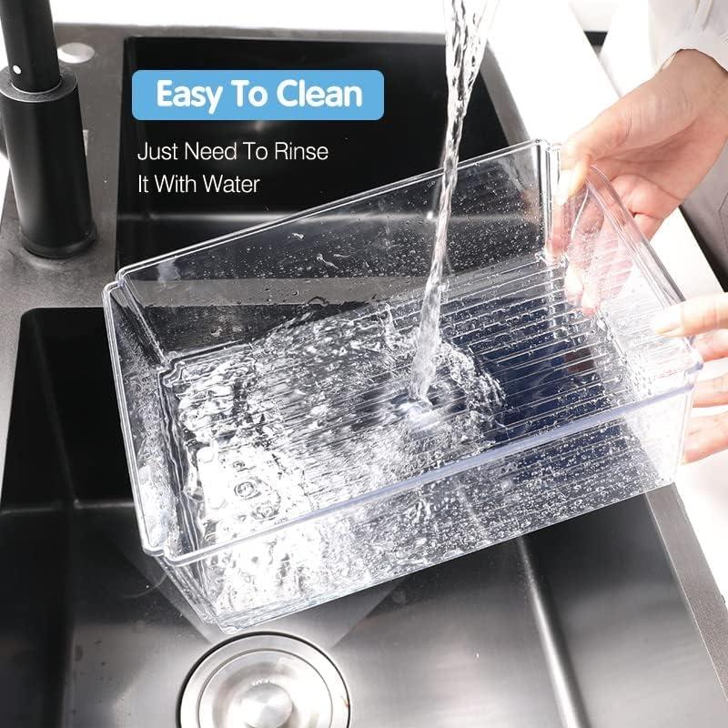 Juego de 10 Organizadores de Refrigerador Pure Future - Apilables y Transparentes