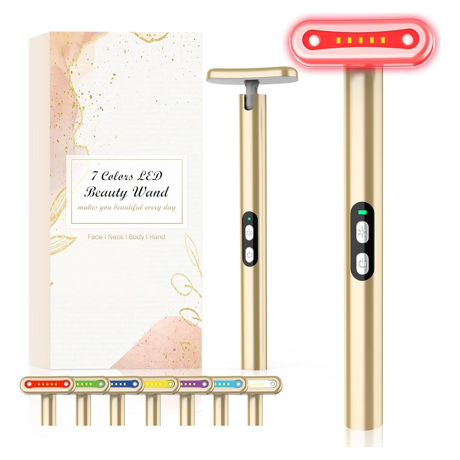 Varita de Terapia de Luz Roja LED Facial Shenzhen Yixin 7 Colores