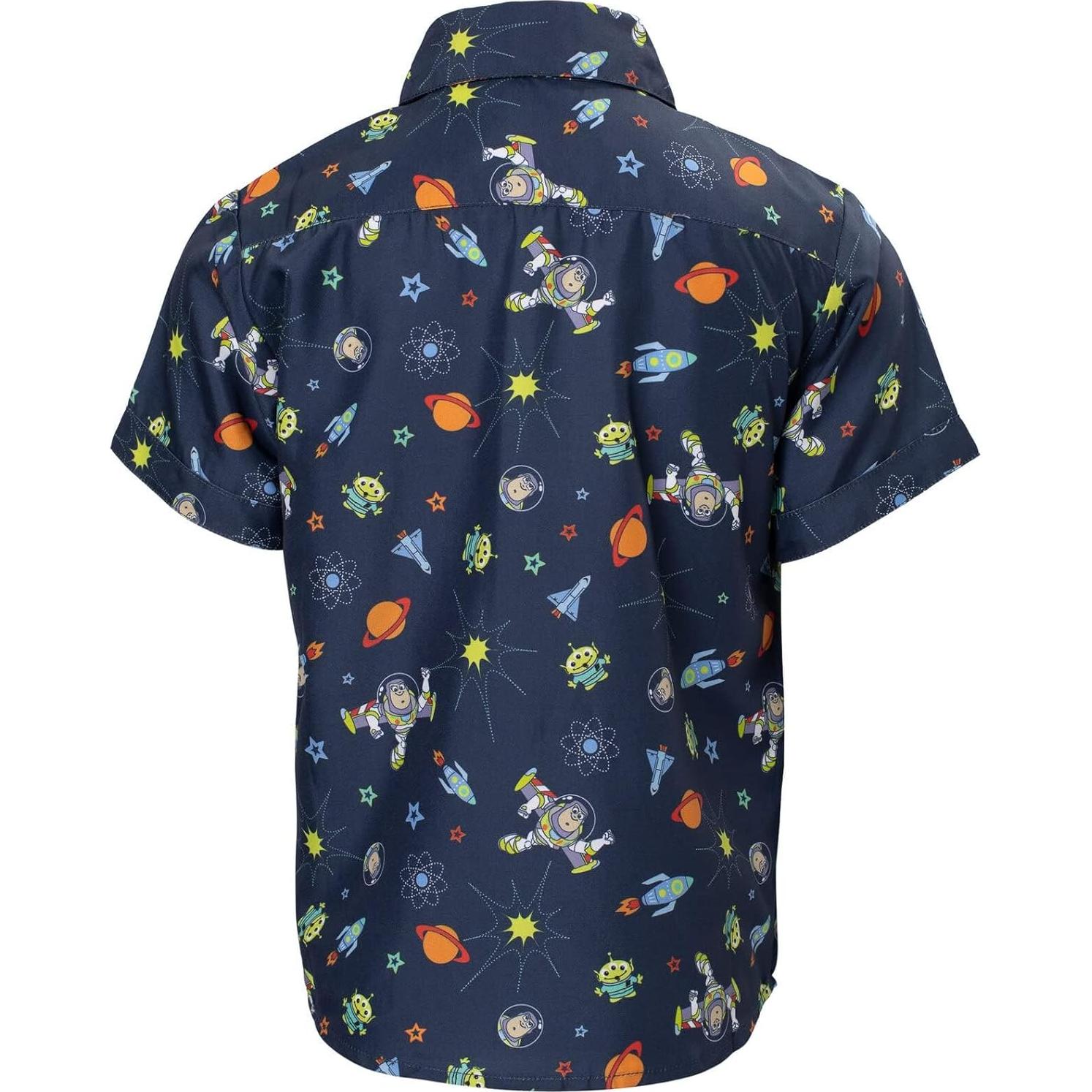 Camisa de botones Buzz Lightyear Disney para niños 2T