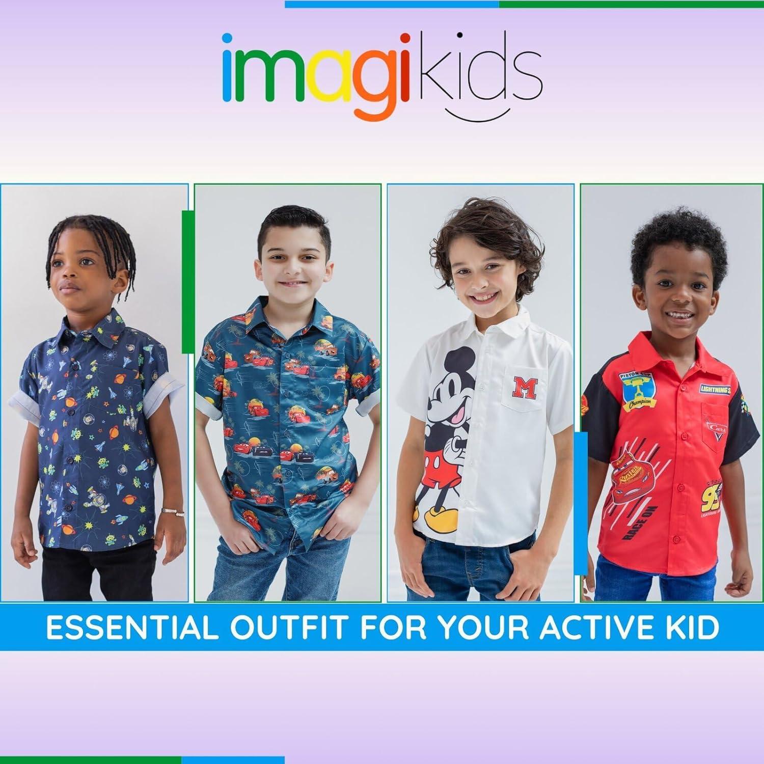 Camisa de botones Buzz Lightyear Disney para niños 2T