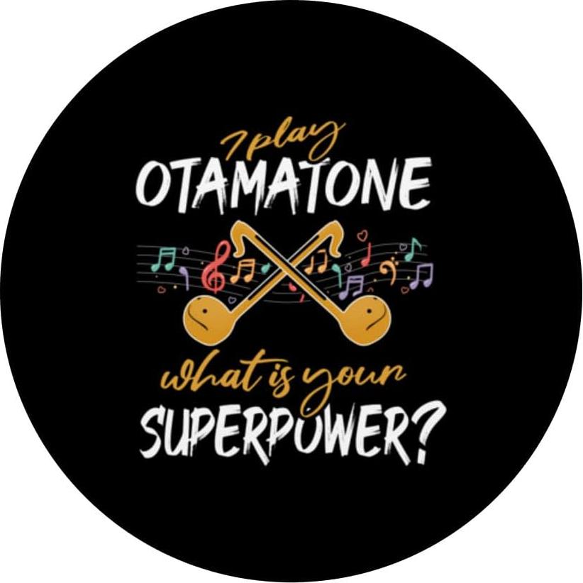 Otamatone Sintetizador Japonés PopSockets Negro 13.61g