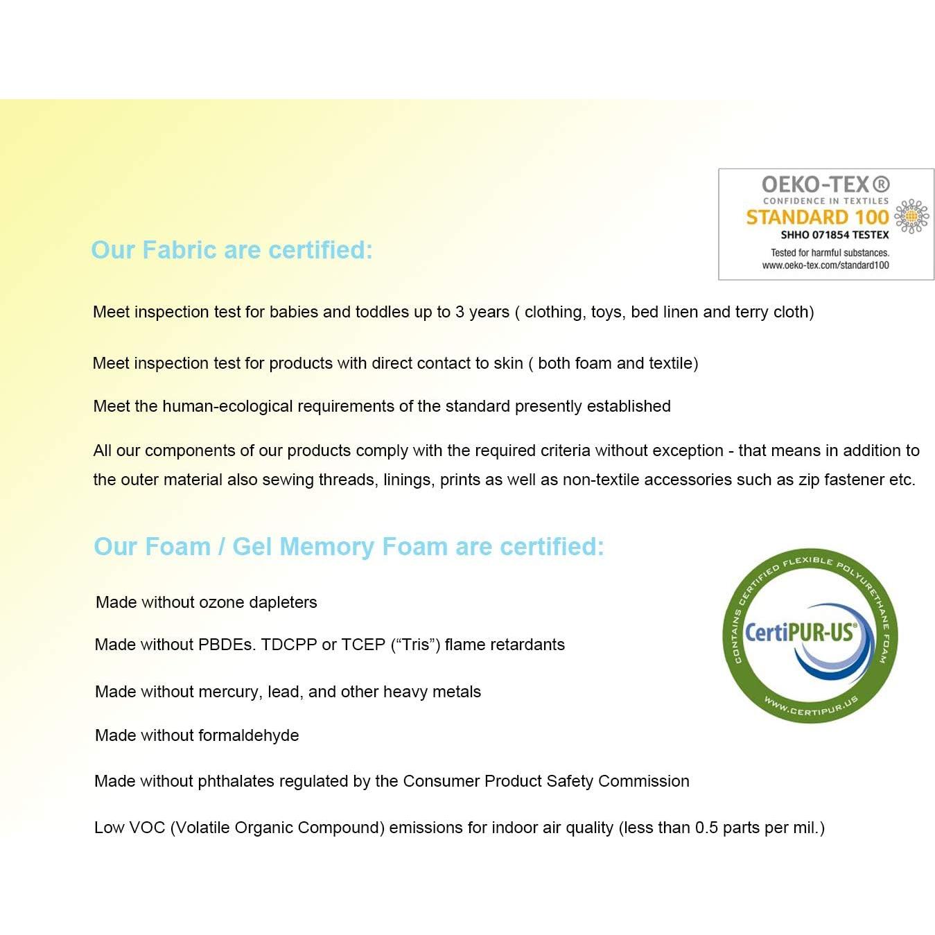 Almohada Viscoelástica DLIGHT BD Slim-002 2.7" Ultra Delgado