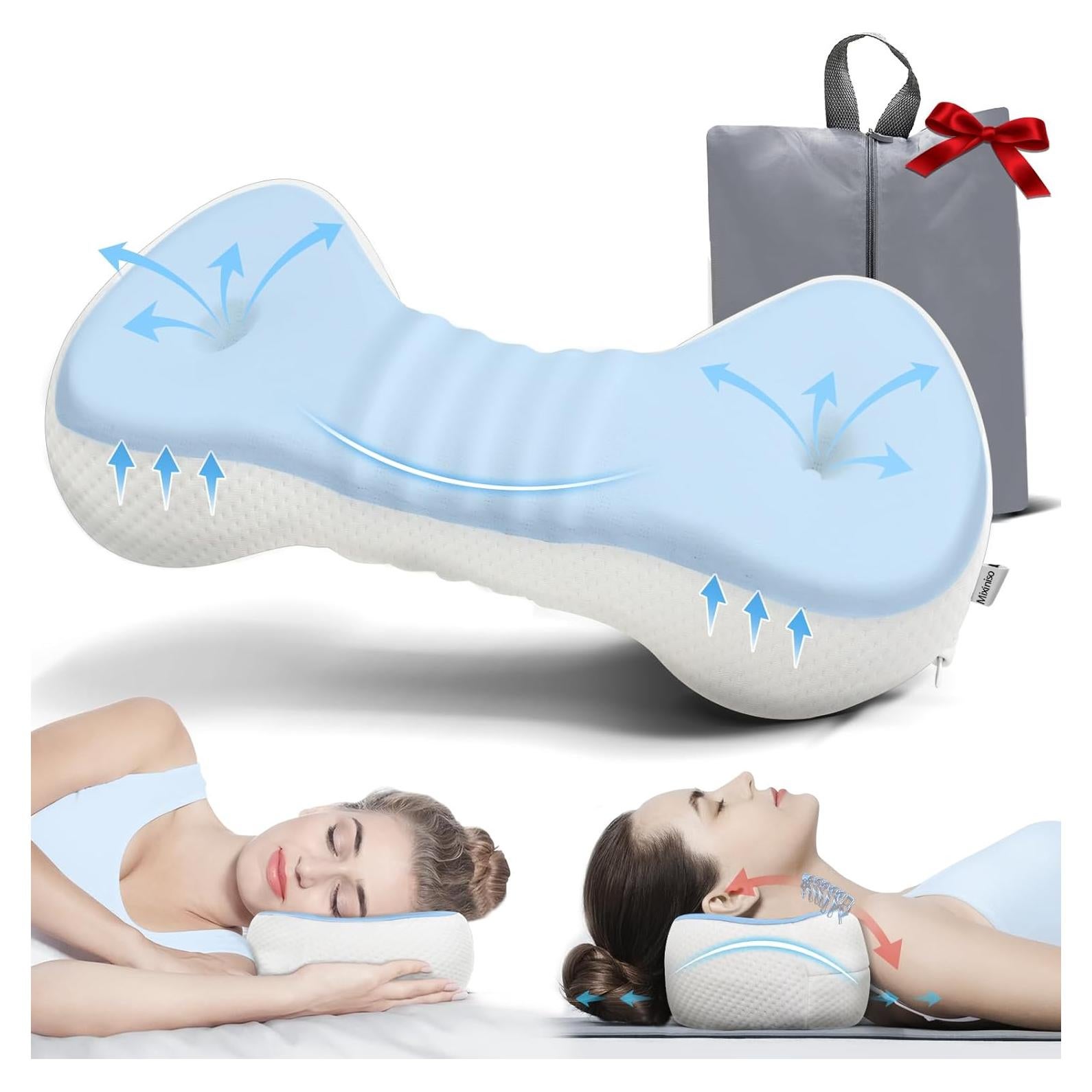 Almohada Cervical Mixiniso CS-1430 Espuma Viscoelástica 50.8x21.6cm