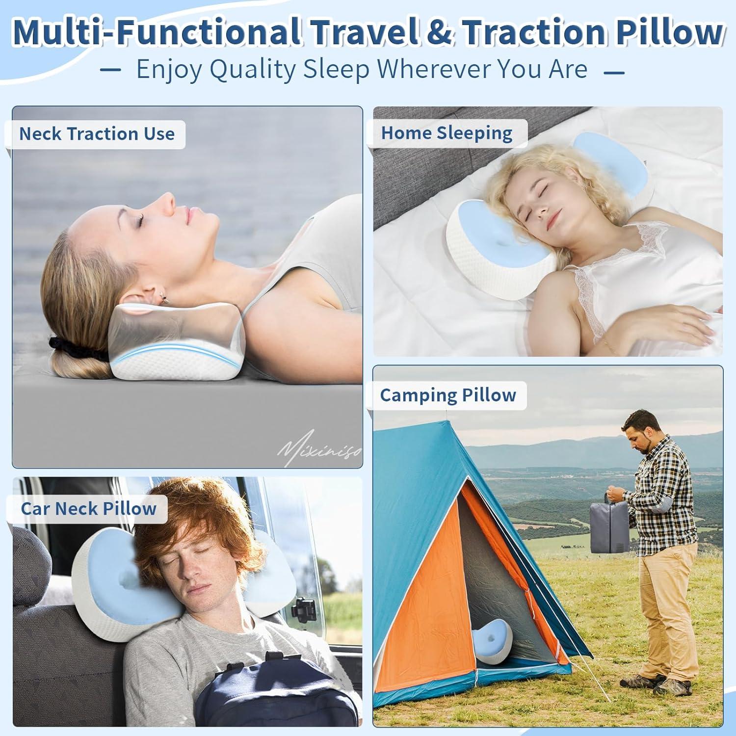 Almohada Cervical Mixiniso CS-1430 Espuma Viscoelástica 50.8x21.6cm