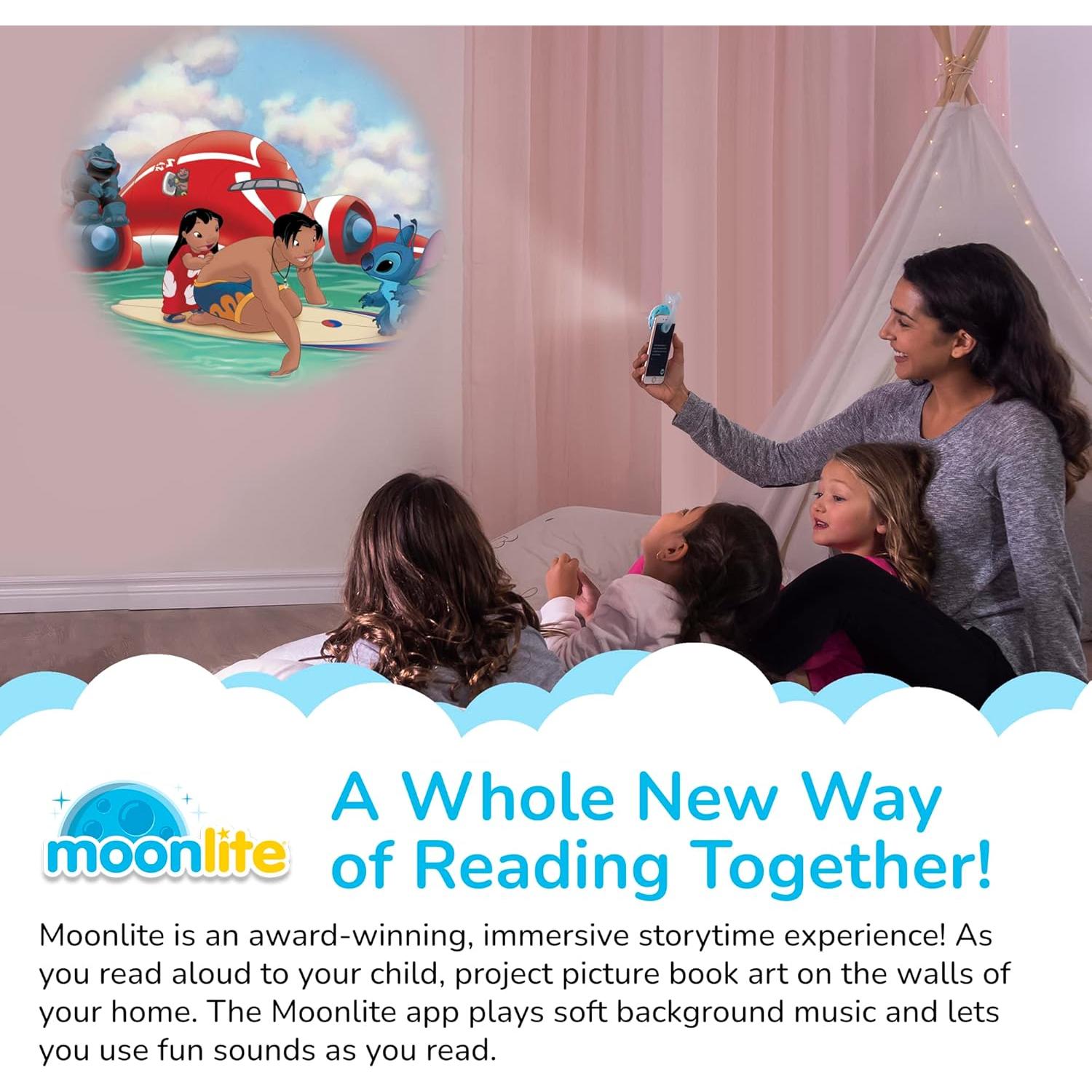 Moonlite Proyector de Cuentos Lilo & Stitch - Historia Digital