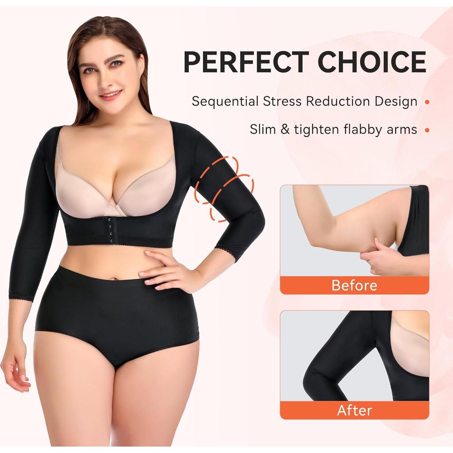 Faja de Brazo Plus Size Woahee para Mujer - Moldeadora 3/4