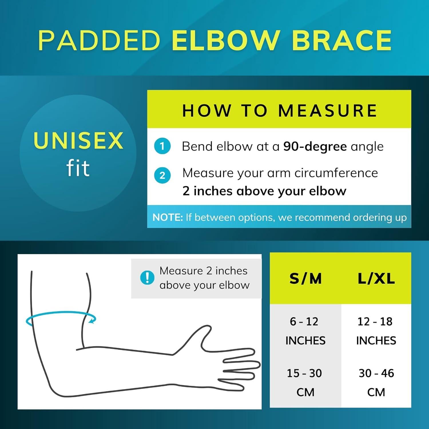 Faja para Bursitis de Codo BraceAbility - Compresión y Soporte S/M
