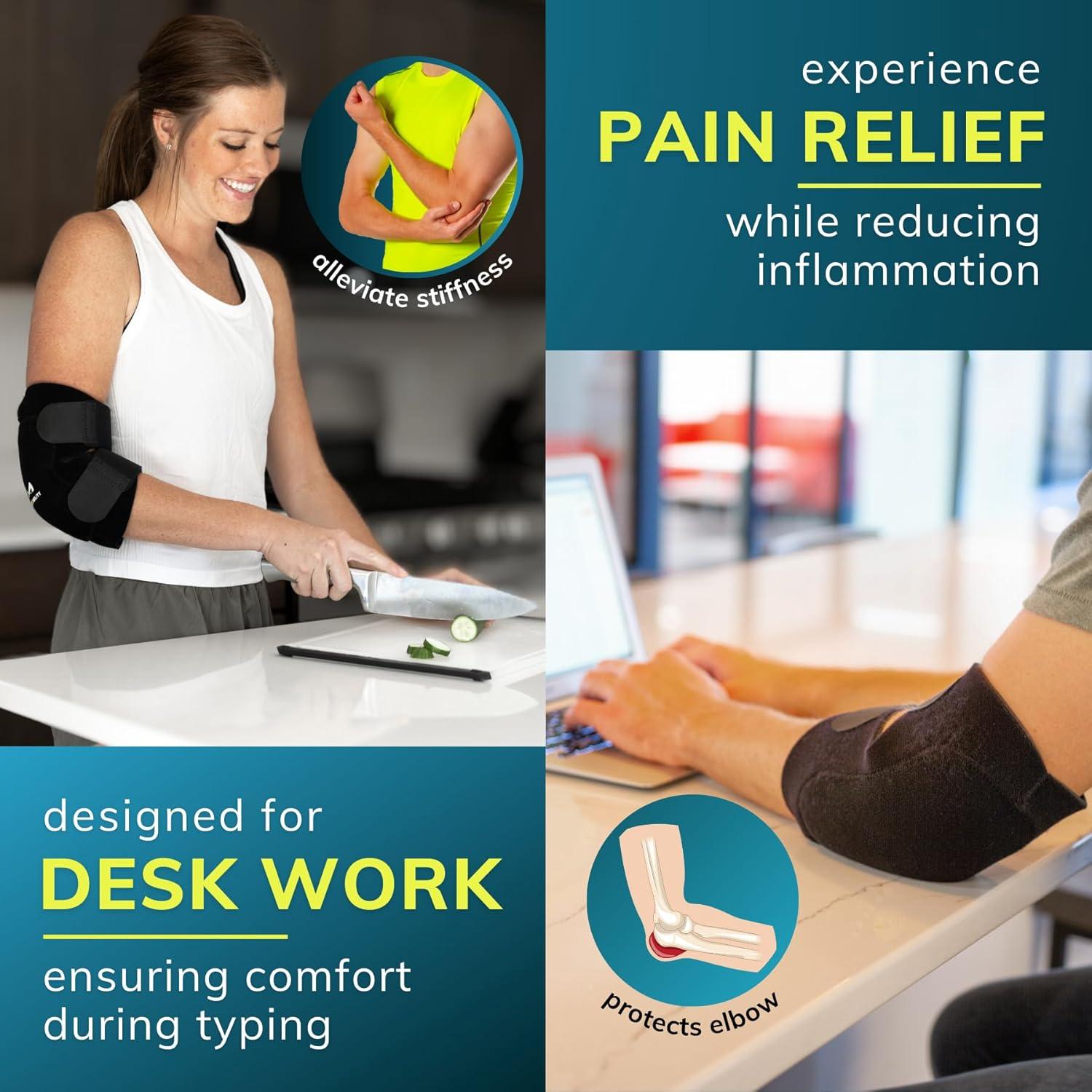 Faja para Bursitis de Codo BraceAbility - Compresión y Soporte S/M