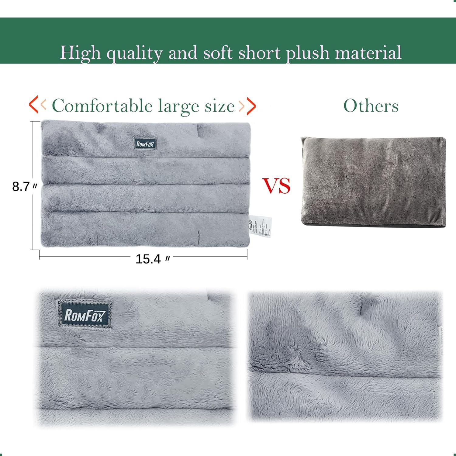 Almohadilla Térmica Microondas Romfox Gris para Alivio del Dolor