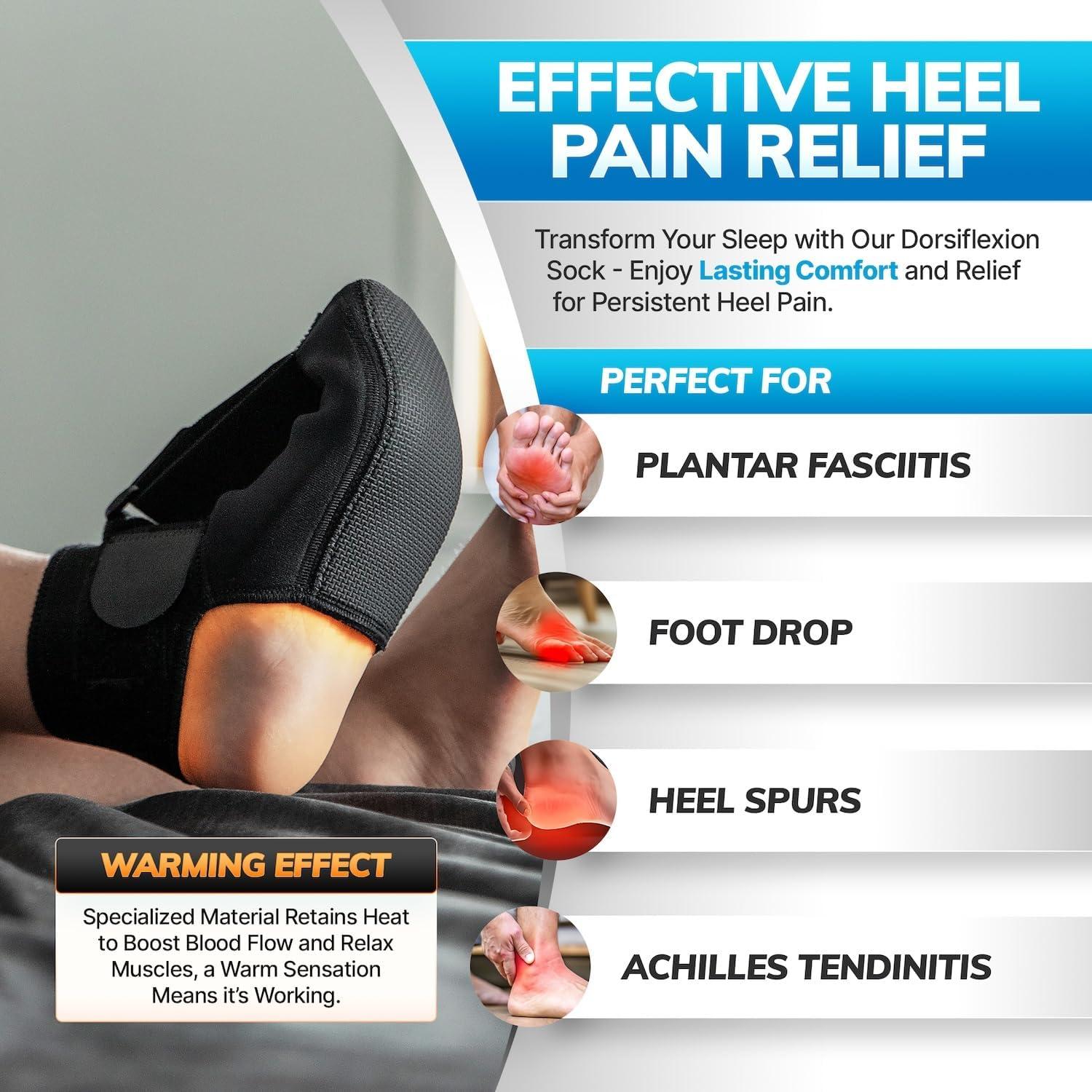 Férula Nocturna para Fascitis Plantar BraceAbility - Alivio Dolor Talón