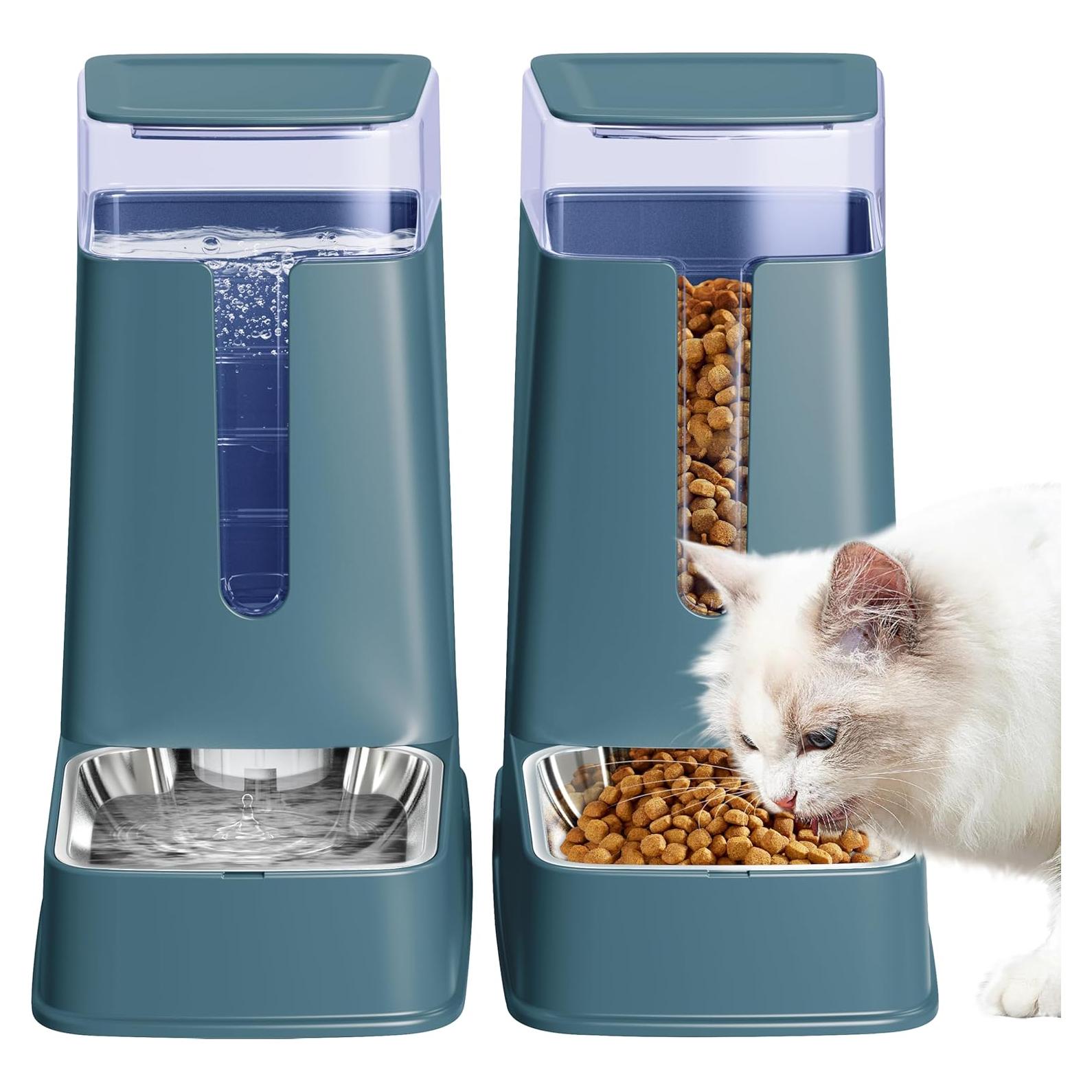 Dispensador automático de comida y agua Meowyoyo 3.5L Cian