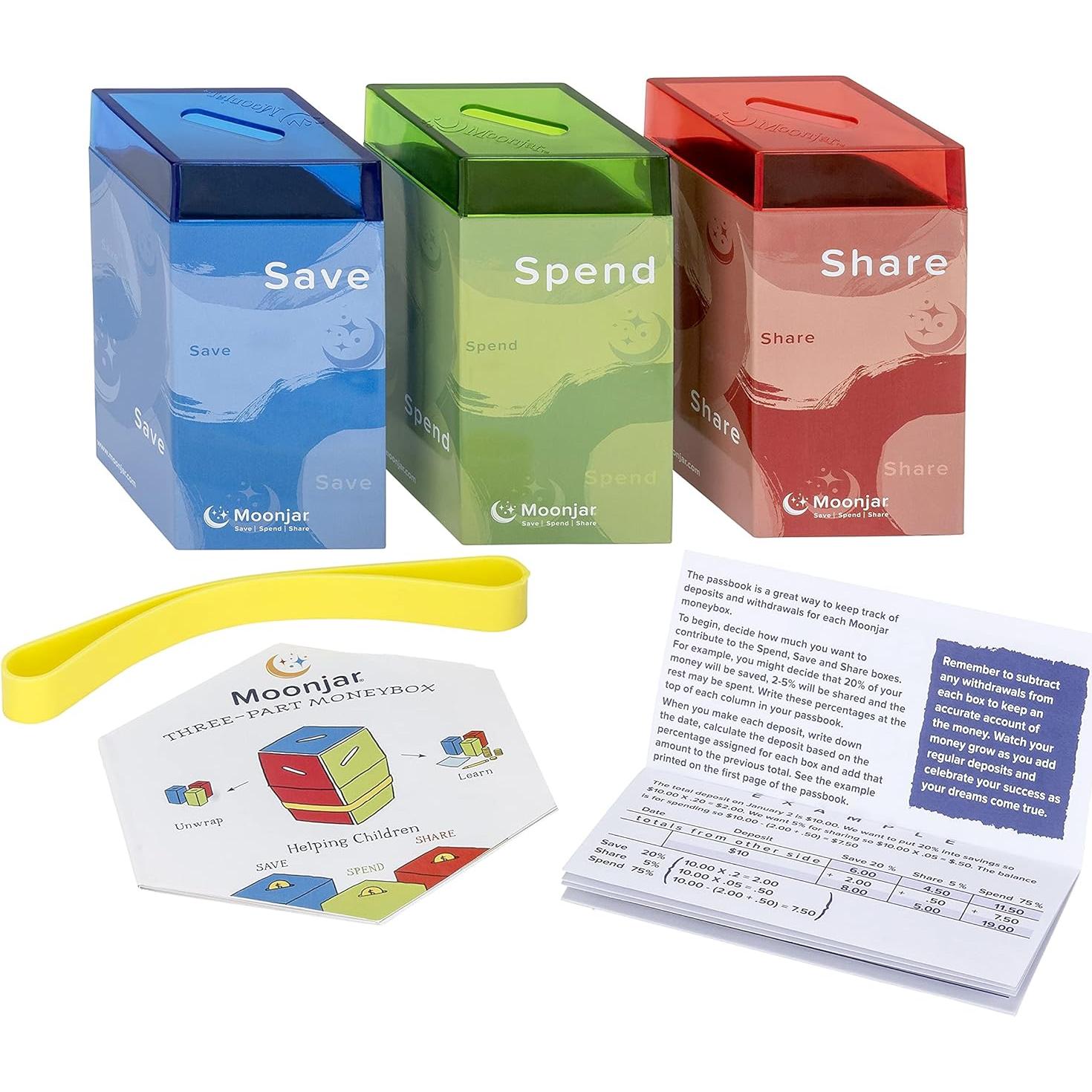 Alcancía Moonjar 3 en 1 para Niños 3+ Años