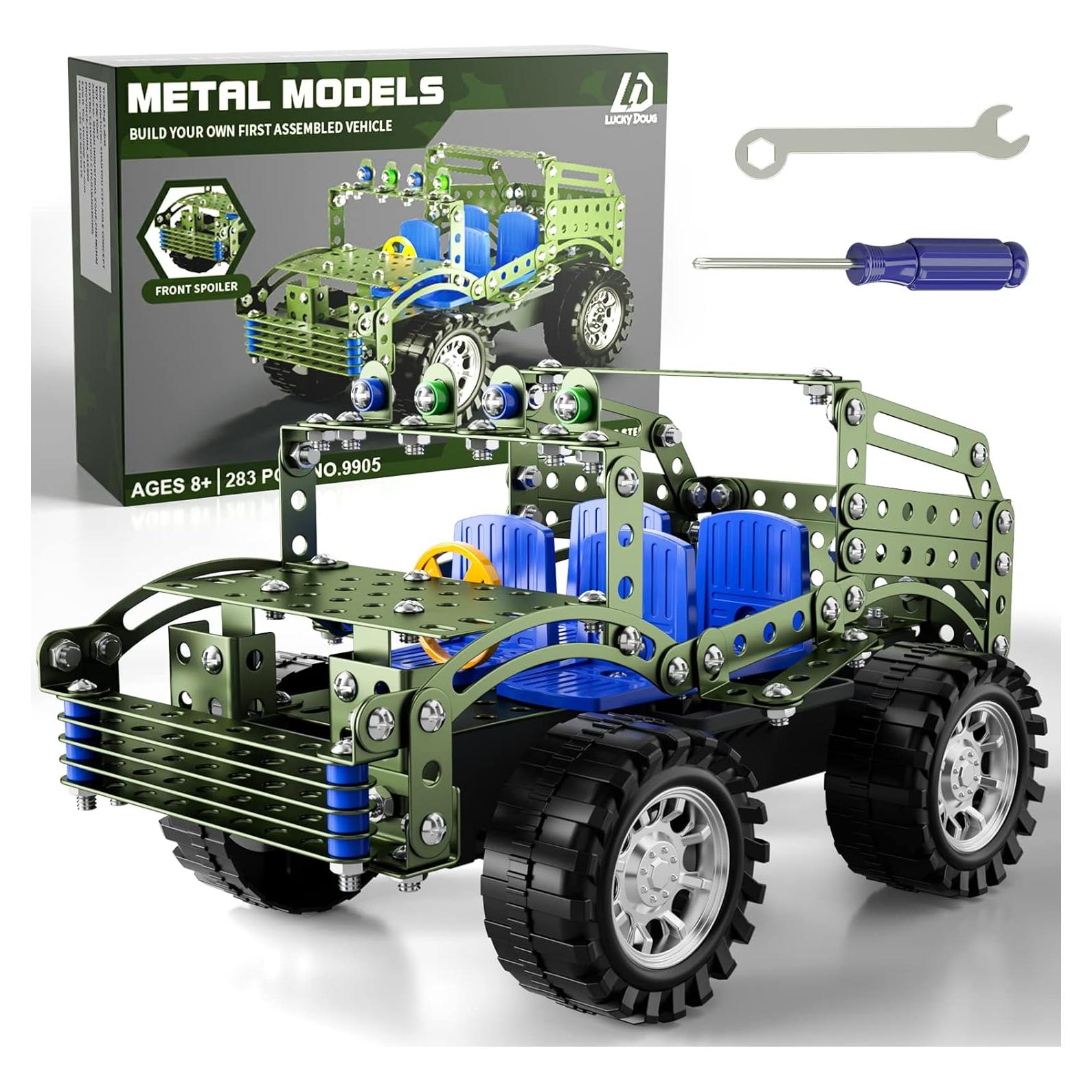 Juego de Camiones de Construcción Lucky Doug - STEM 8-16 Años