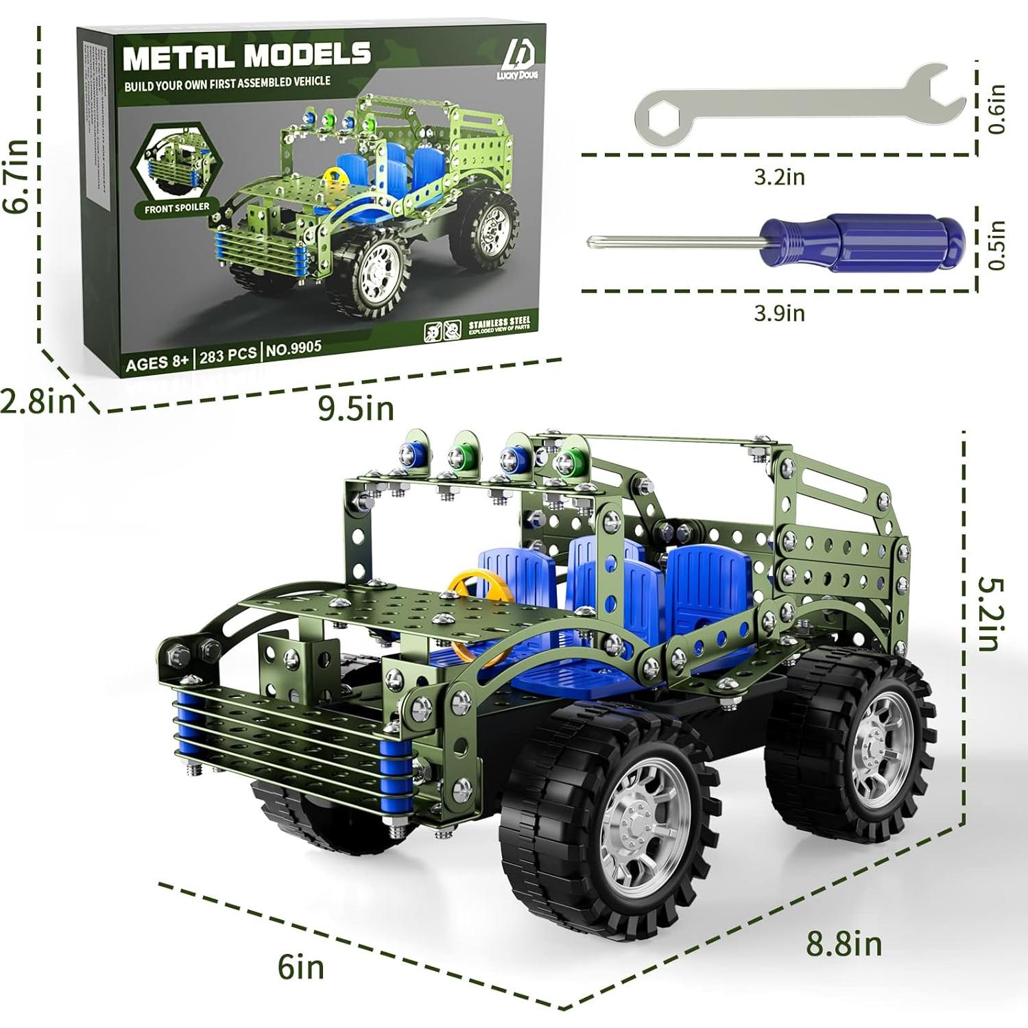 Juego de Camiones de Construcción Lucky Doug - STEM 8-16 Años