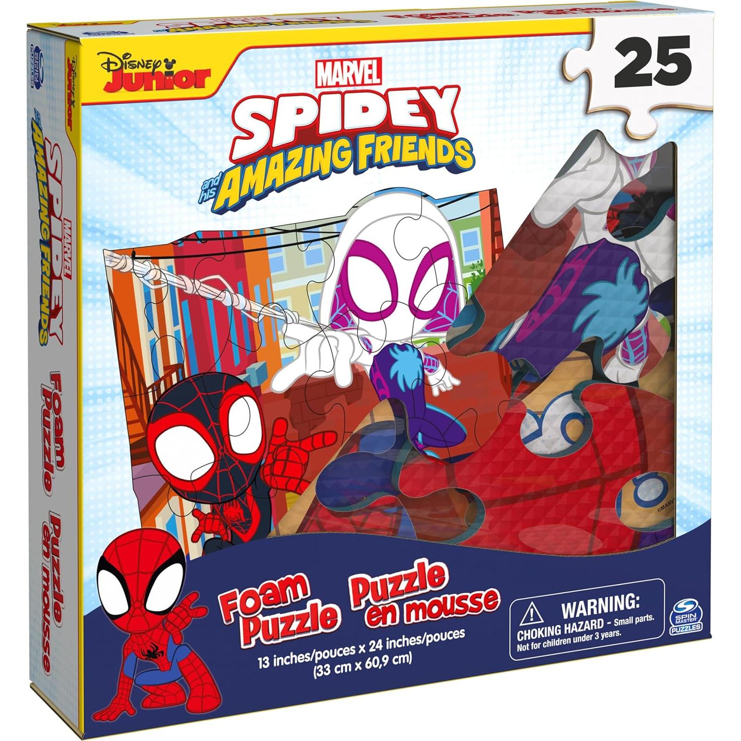 Rompecabezas de Espuma Spin Master Marvel Spidey 25 Piezas
