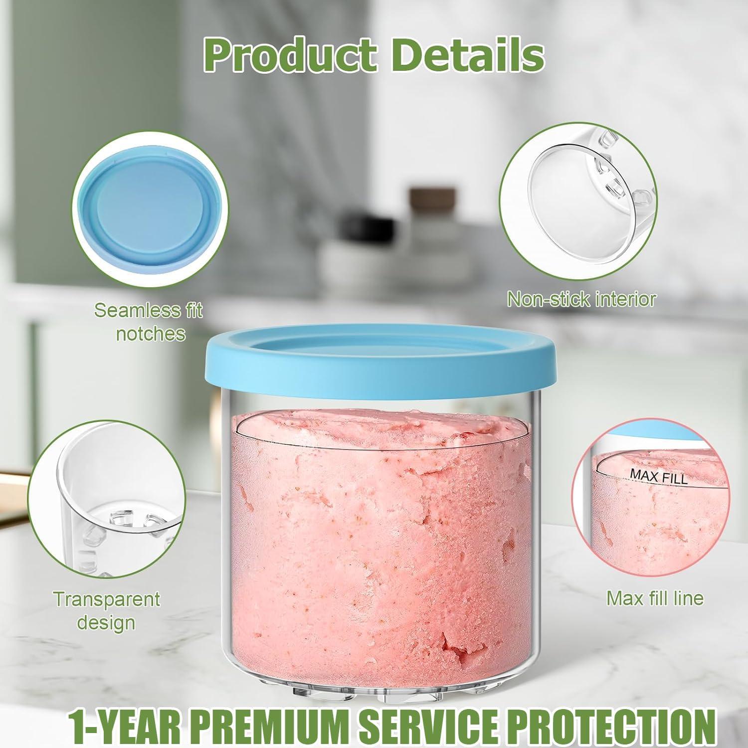 4 Tazas Ninja Creami 16oz Psasrm Aisladas Reutilizables