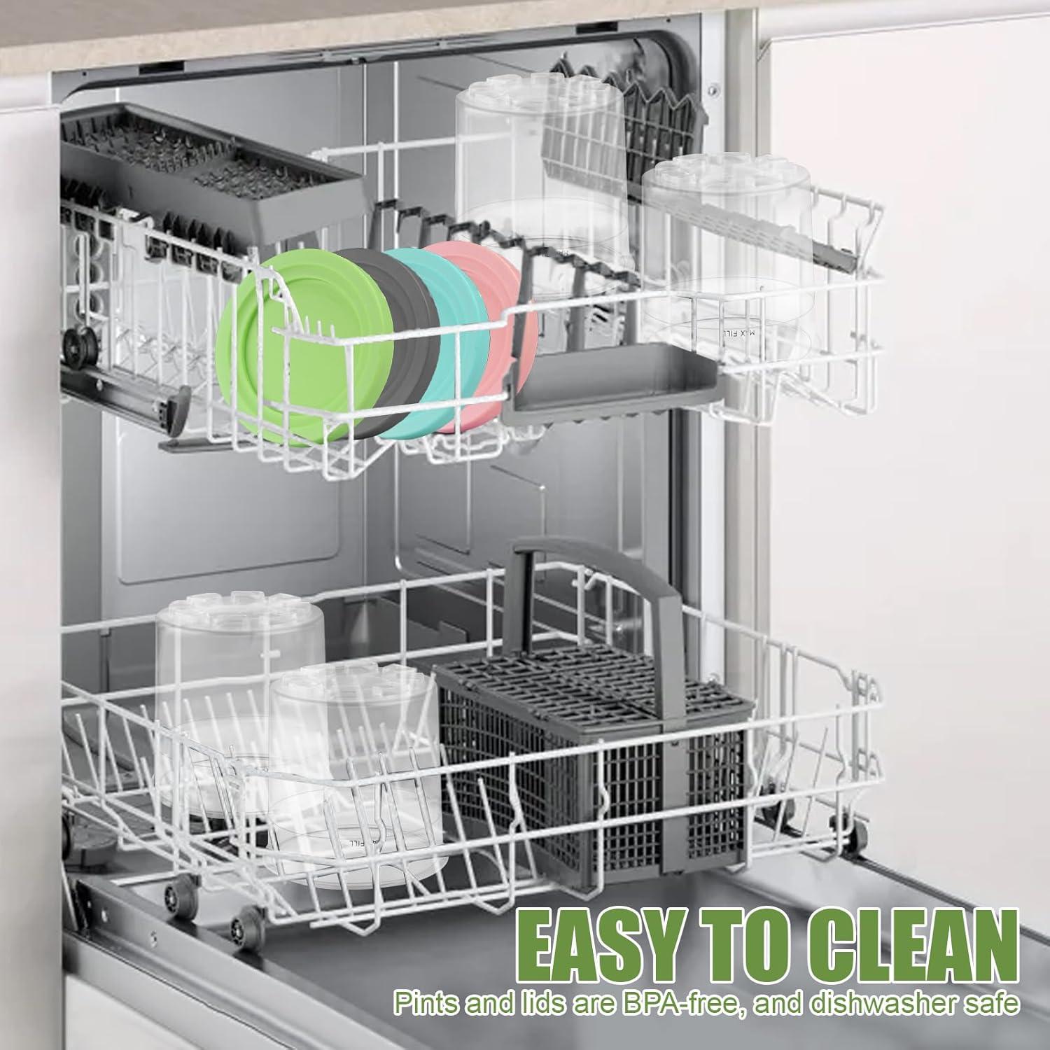 4 Tazas Ninja Creami 16oz Psasrm Aisladas Reutilizables