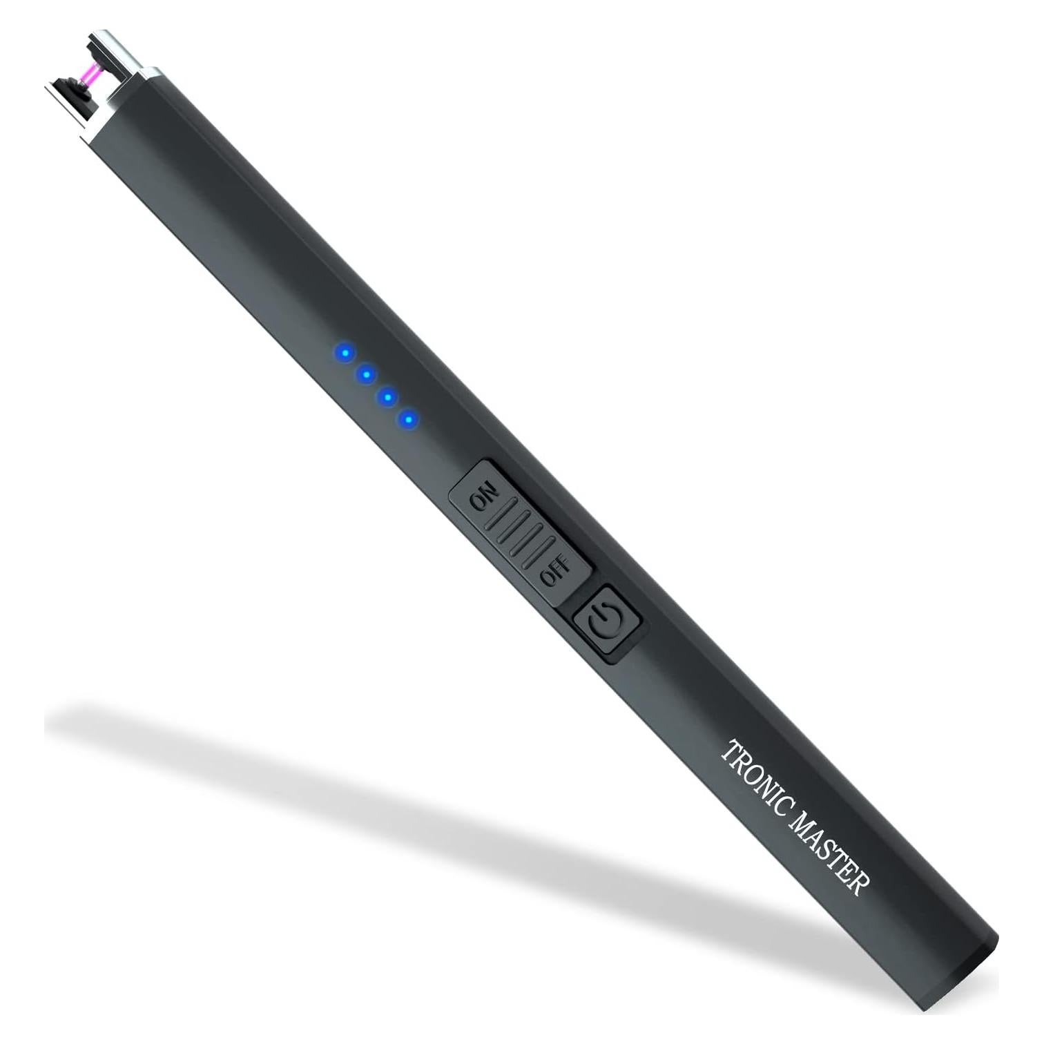 Encendedor Eléctrico Recargable TRONIC MASTER Plasma Negro