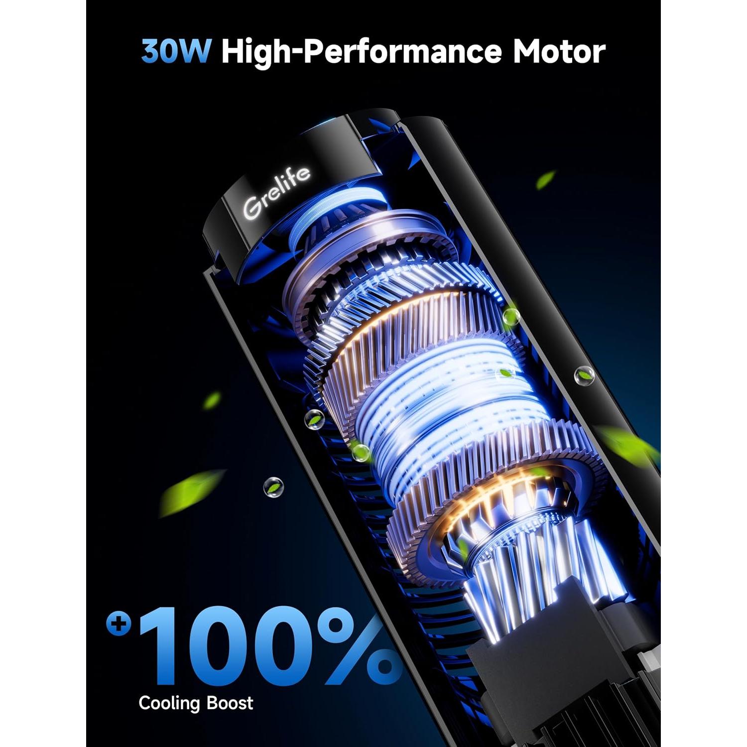 Ventilador de Torre Grelife TF2007, 33 cm, Silencioso 28dB