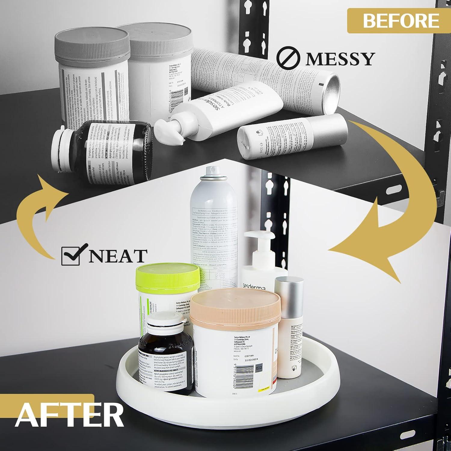 Organizador Giratorio Antideslizante Twoyu 25.4 cm 3 Pack