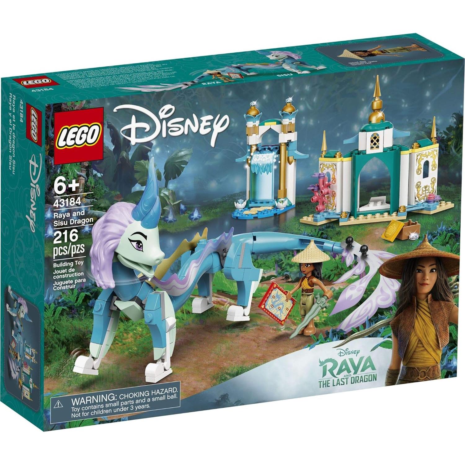 LEGO Disney Raya y Dragón Sisu 43184 - 216 Piezas