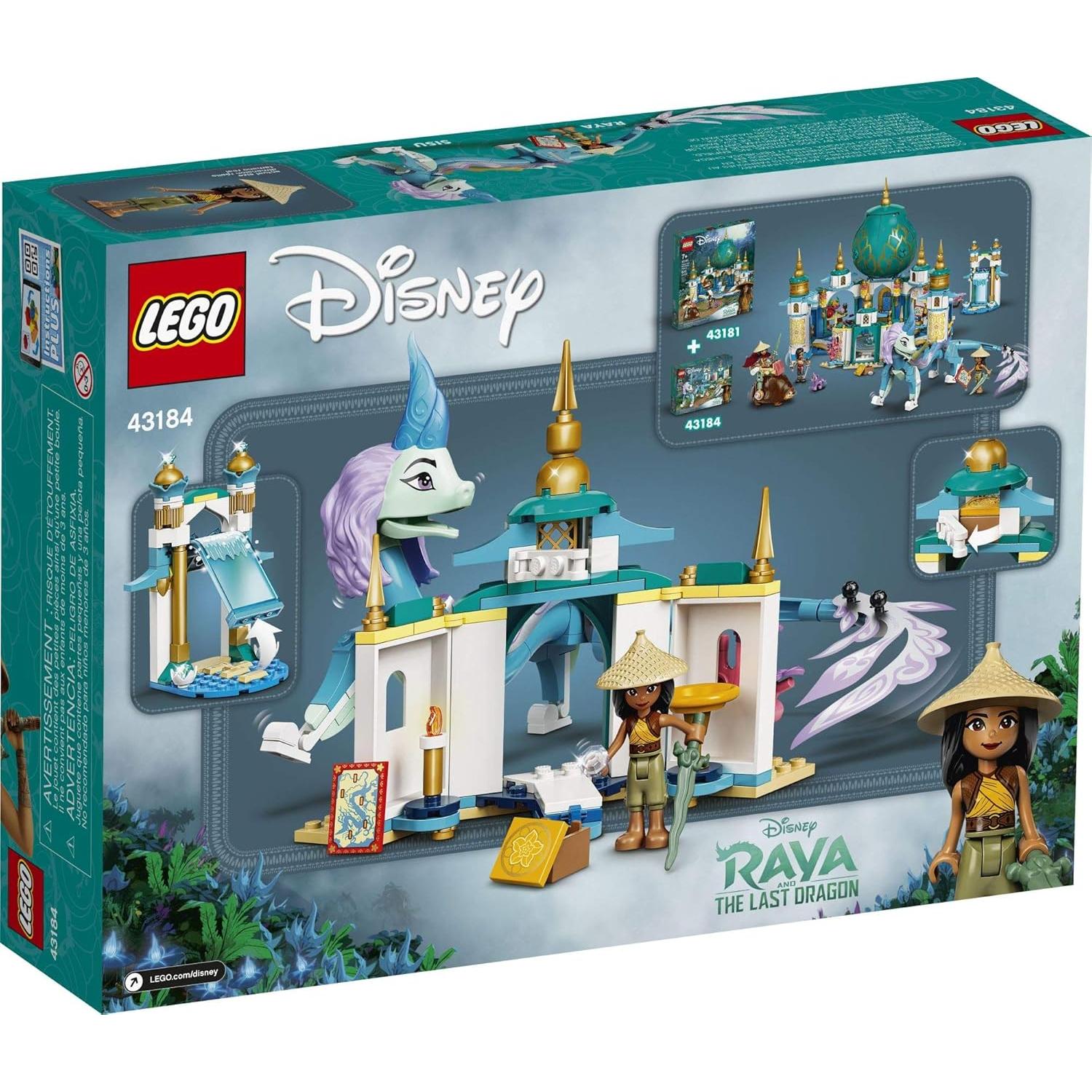 LEGO Disney Raya y Dragón Sisu 43184 - 216 Piezas