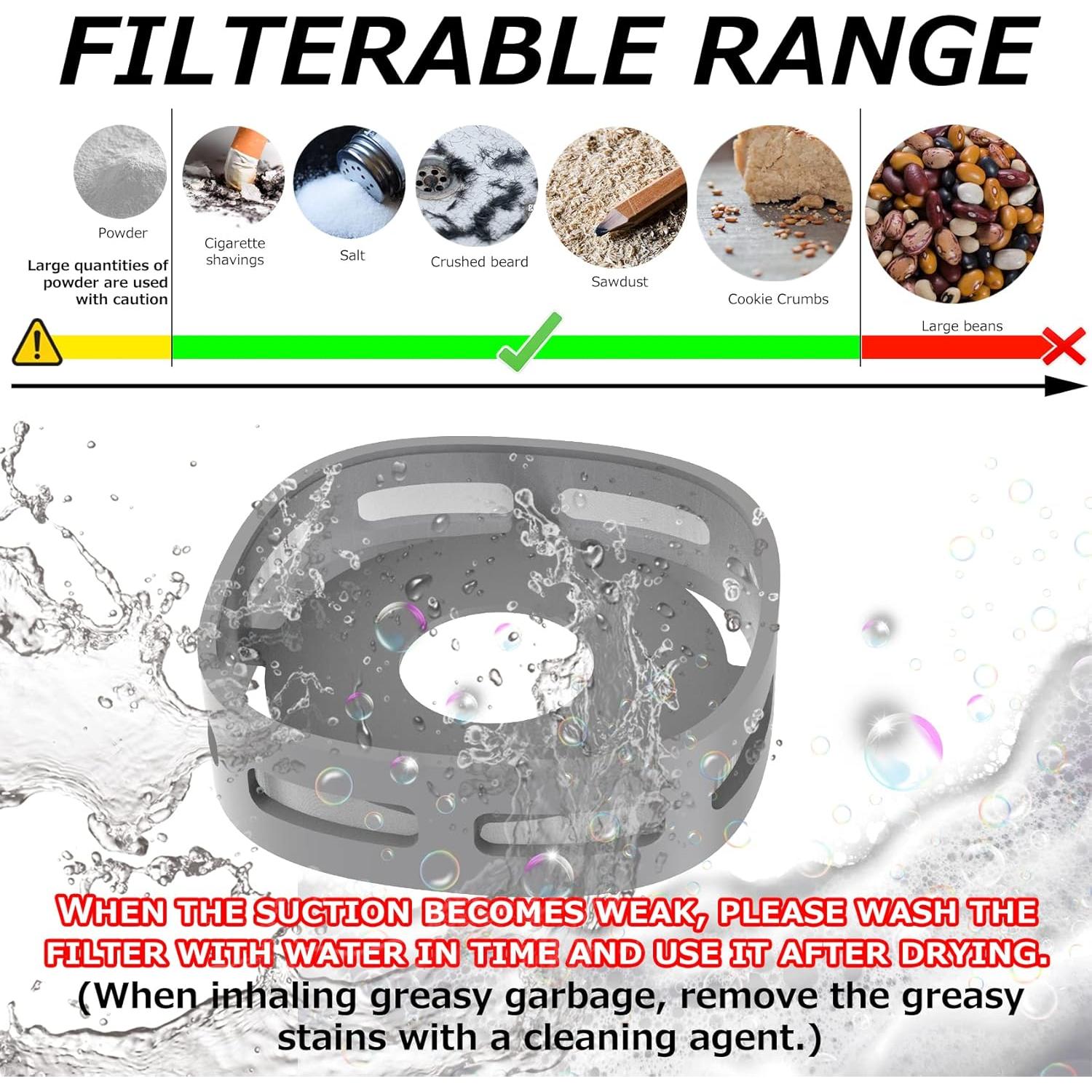 Aspiradora de Escritorio IGOKOTI Mini Inalámbrica 1300Pa