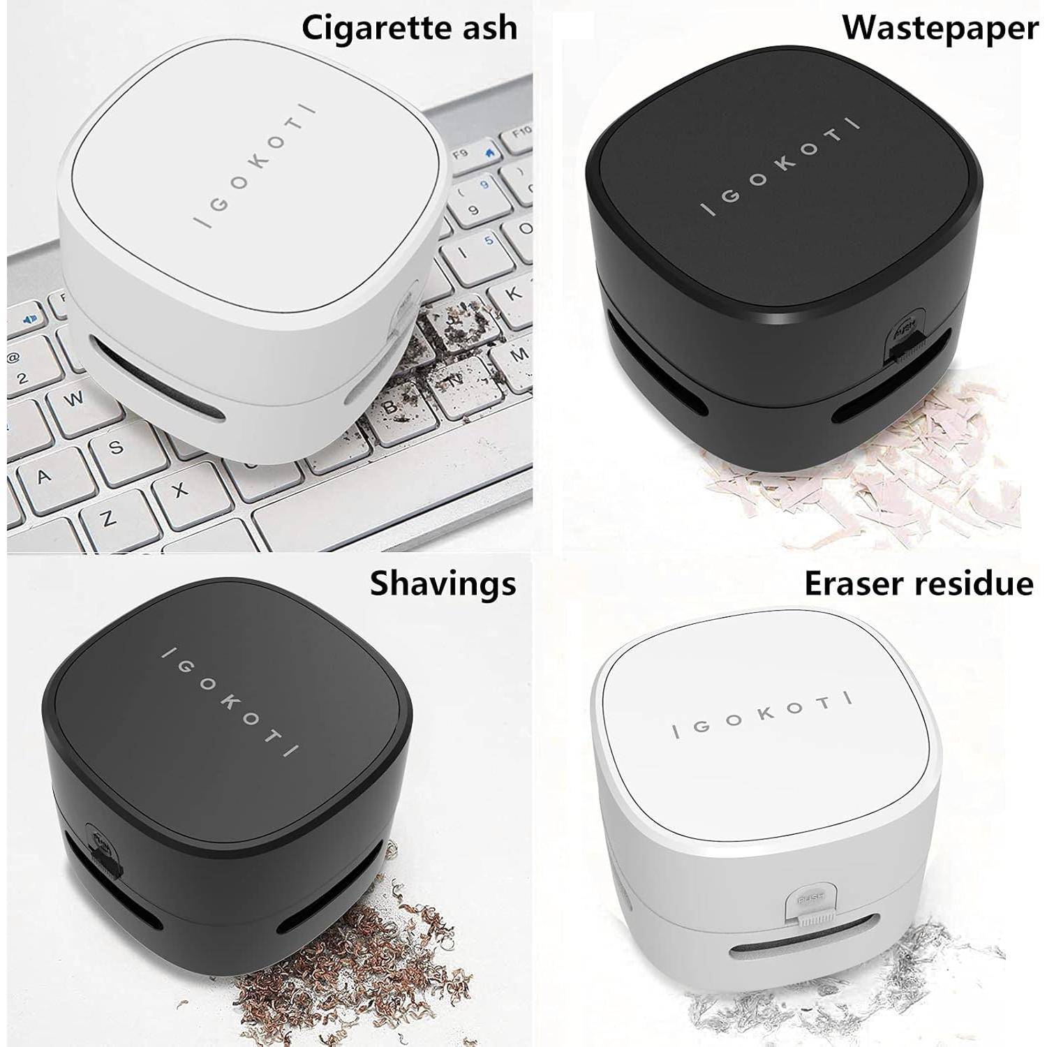 Aspiradora de Escritorio IGOKOTI Mini Inalámbrica 1300Pa