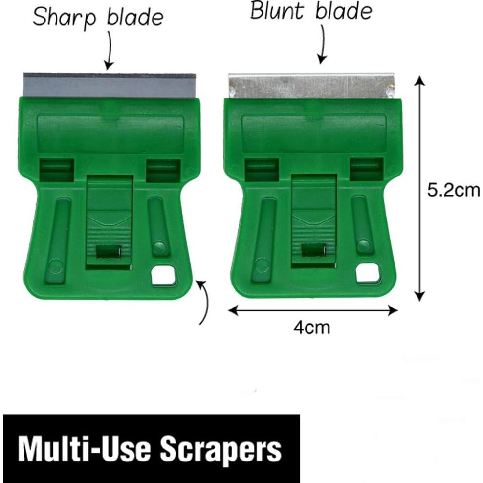 Raspador de Cuchilla Wekoil Mini 3.8 cm Verde con 10 Cuchillas