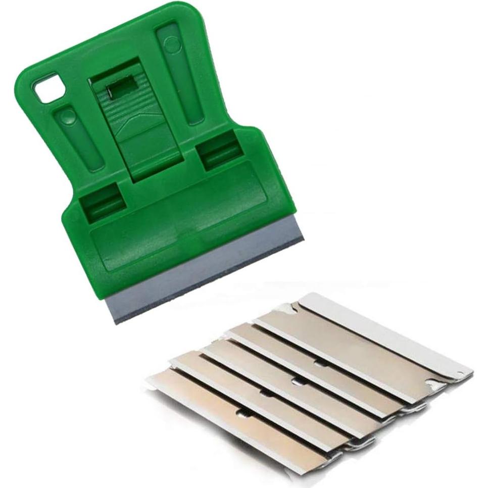 Raspador de Cuchilla Wekoil Mini 3.8 cm Verde con 10 Cuchillas