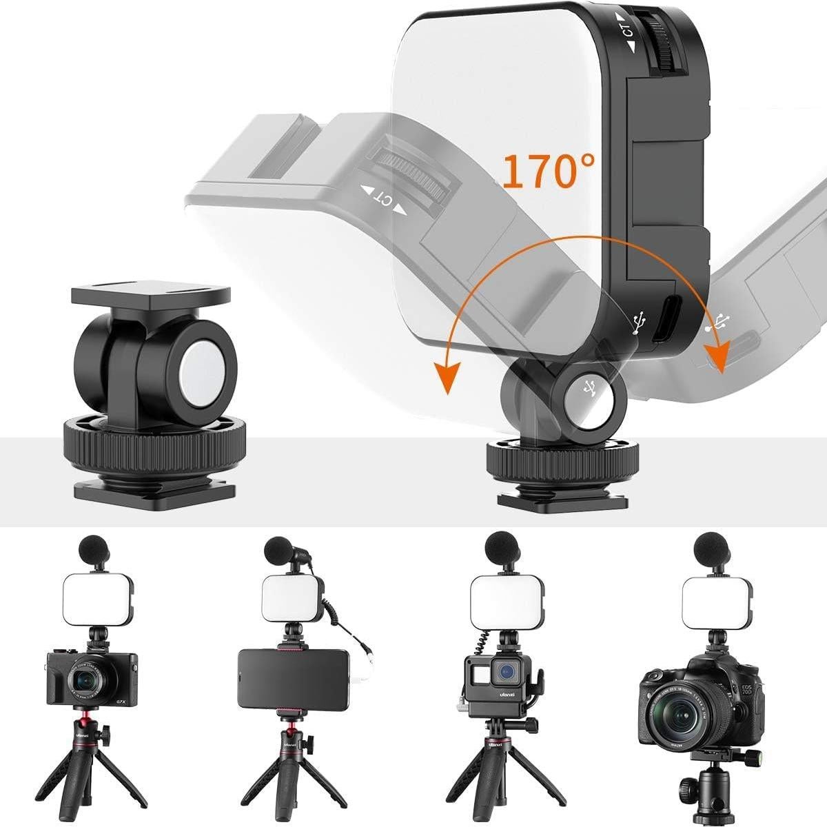 Luz de Video LED Bi-Color VIJIM VL100C 2000mAh 2500-6500K