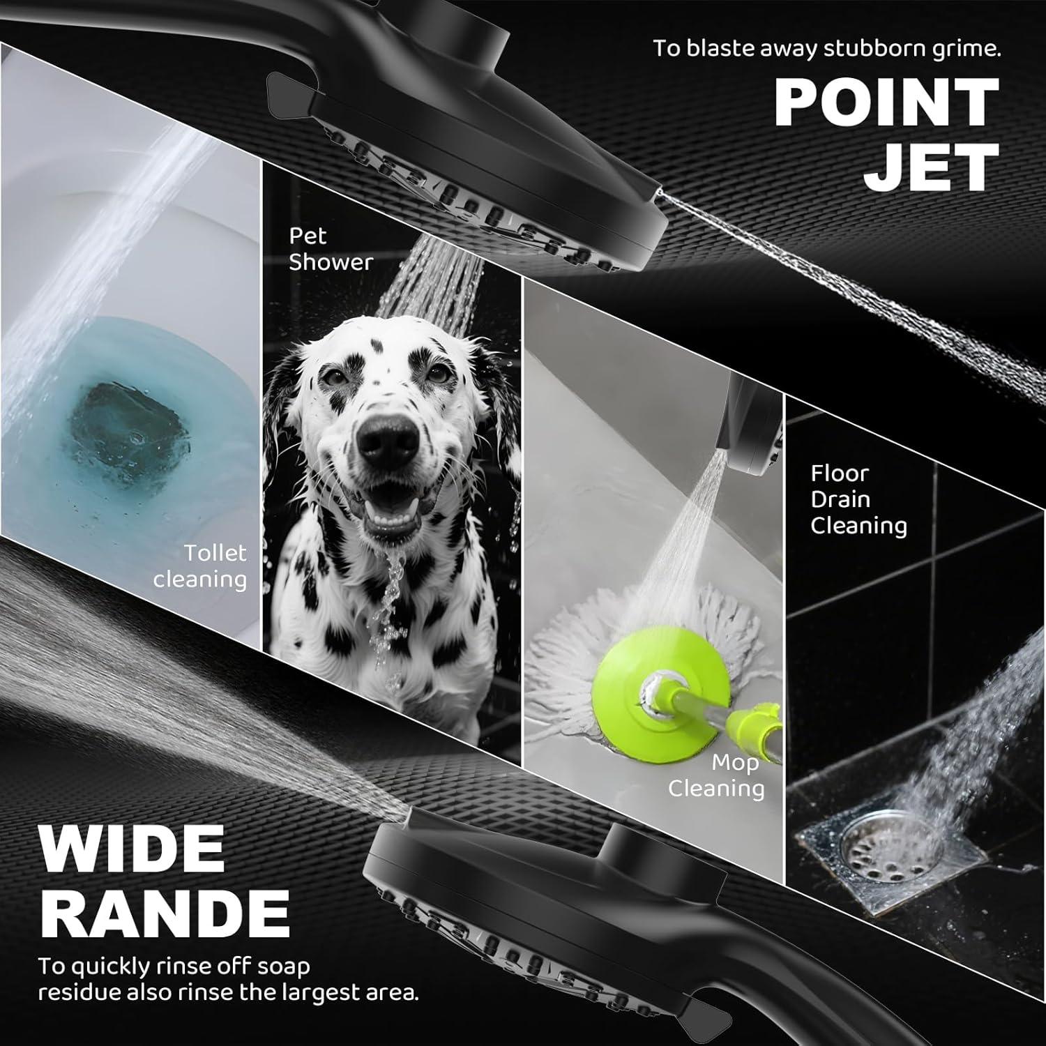 Cabezal de Ducha de Lluvia y Mano Razime 12" Alta Presión