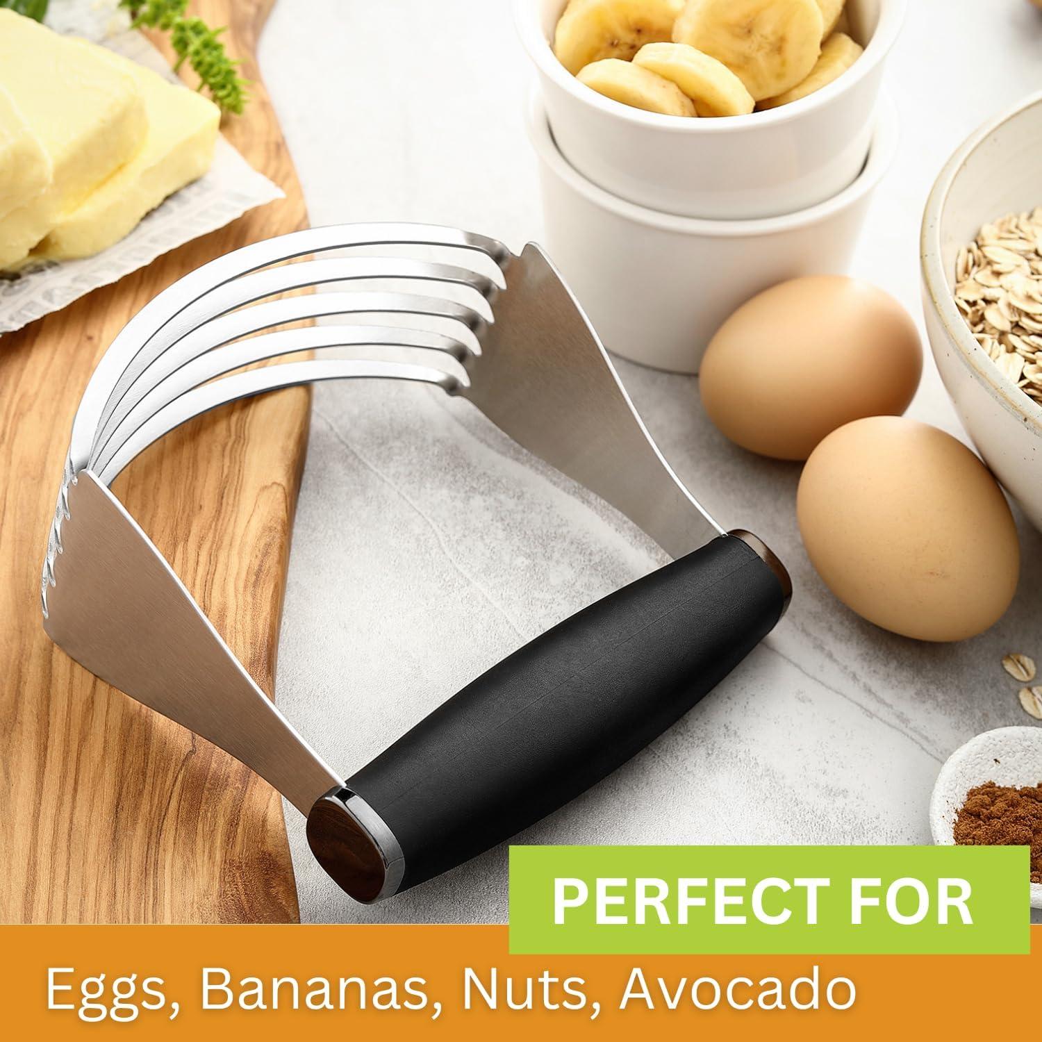 Mezclador de Masa Spring Chef XL Negro - Acero Inoxidable, Ergonómico