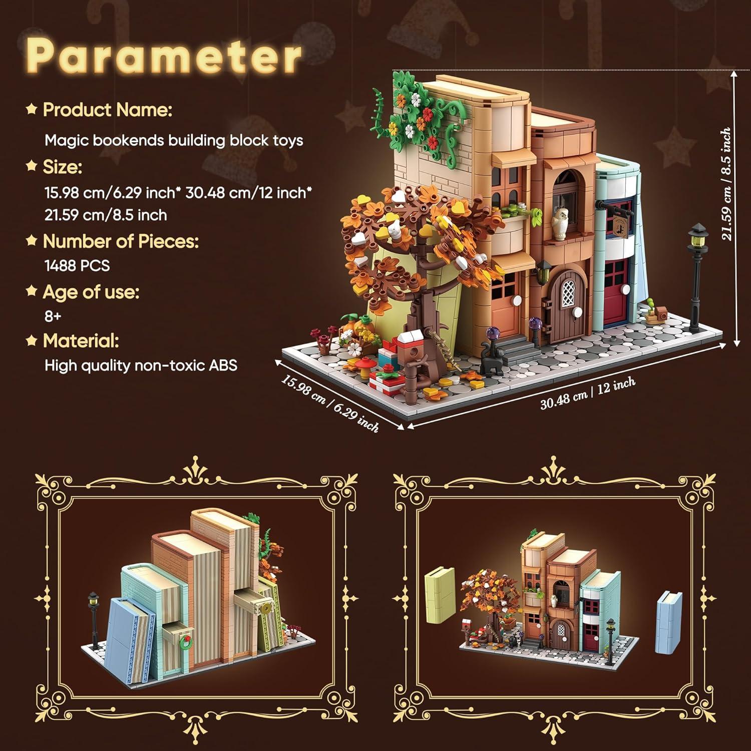 Sujetalibros Casa Mágica Bloques 1488 Piezas Astronauta