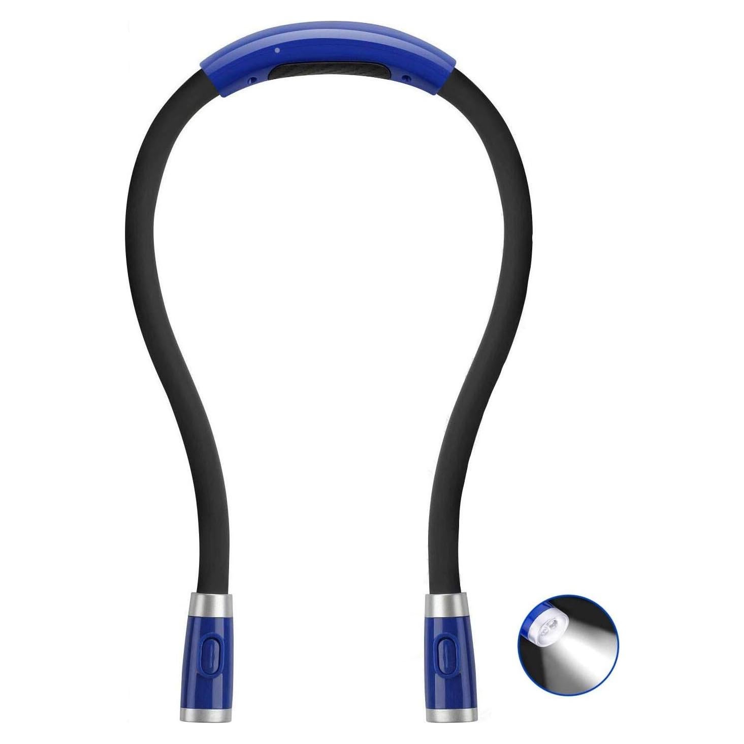 Luz de Lectura LED Betensh Azul Recargable 3 Niveles Brillo