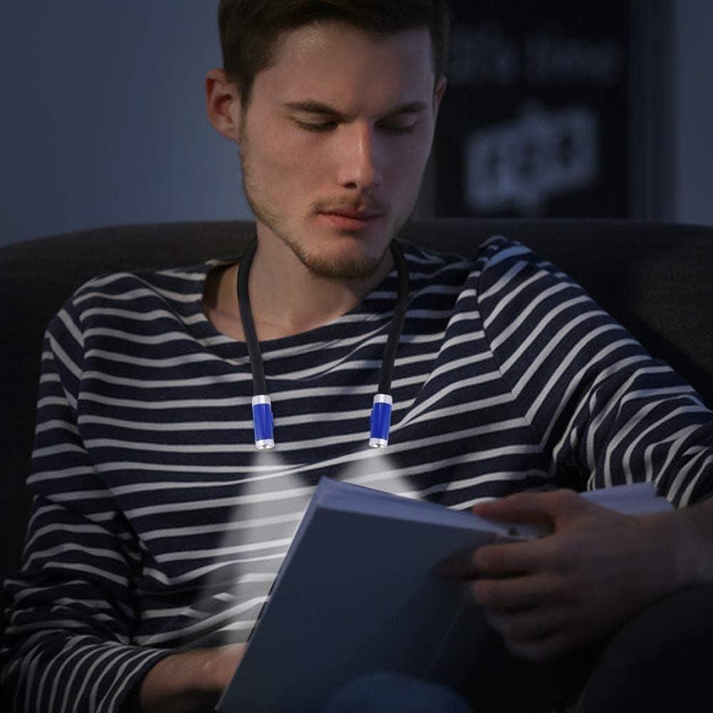 Luz de Lectura LED Betensh Azul Recargable 3 Niveles Brillo