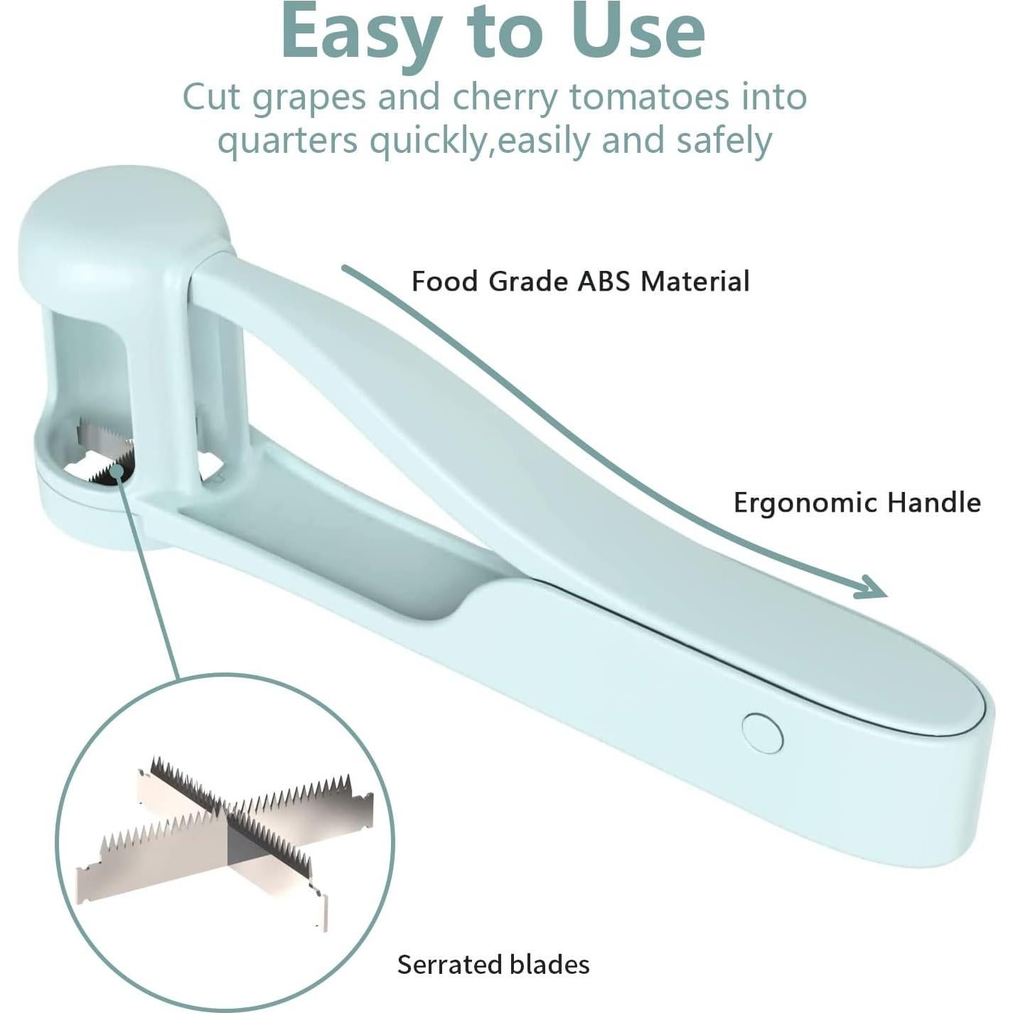 Cortador de Uvas Luvan Azul, Gadget de Cocina Multifuncional