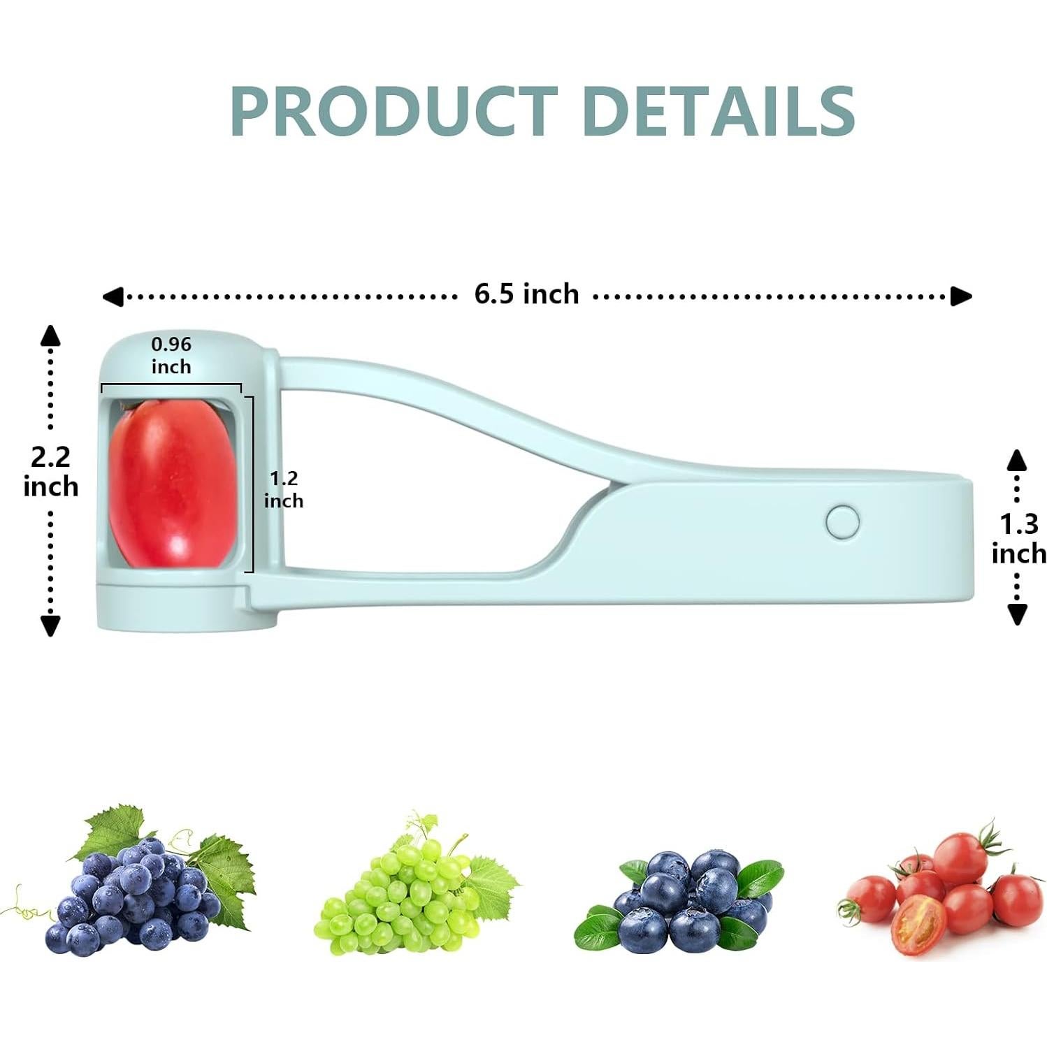 Cortador de Uvas Luvan Azul, Gadget de Cocina Multifuncional