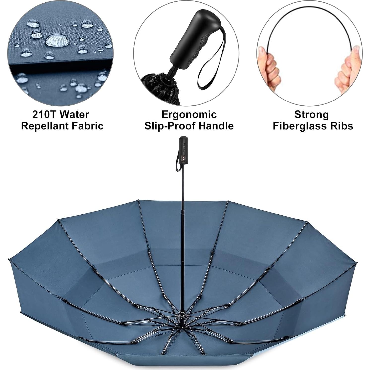 Paraguas de Golf G4Free 54 cm Compacto Automático Doble