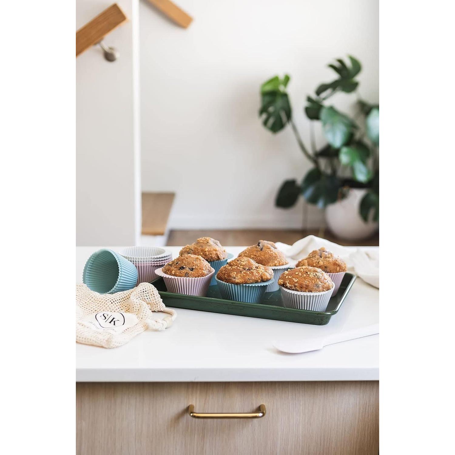 Tazones de Silicona Reutilizables Jumbo La Cocina de Silicona - 12 Pzs